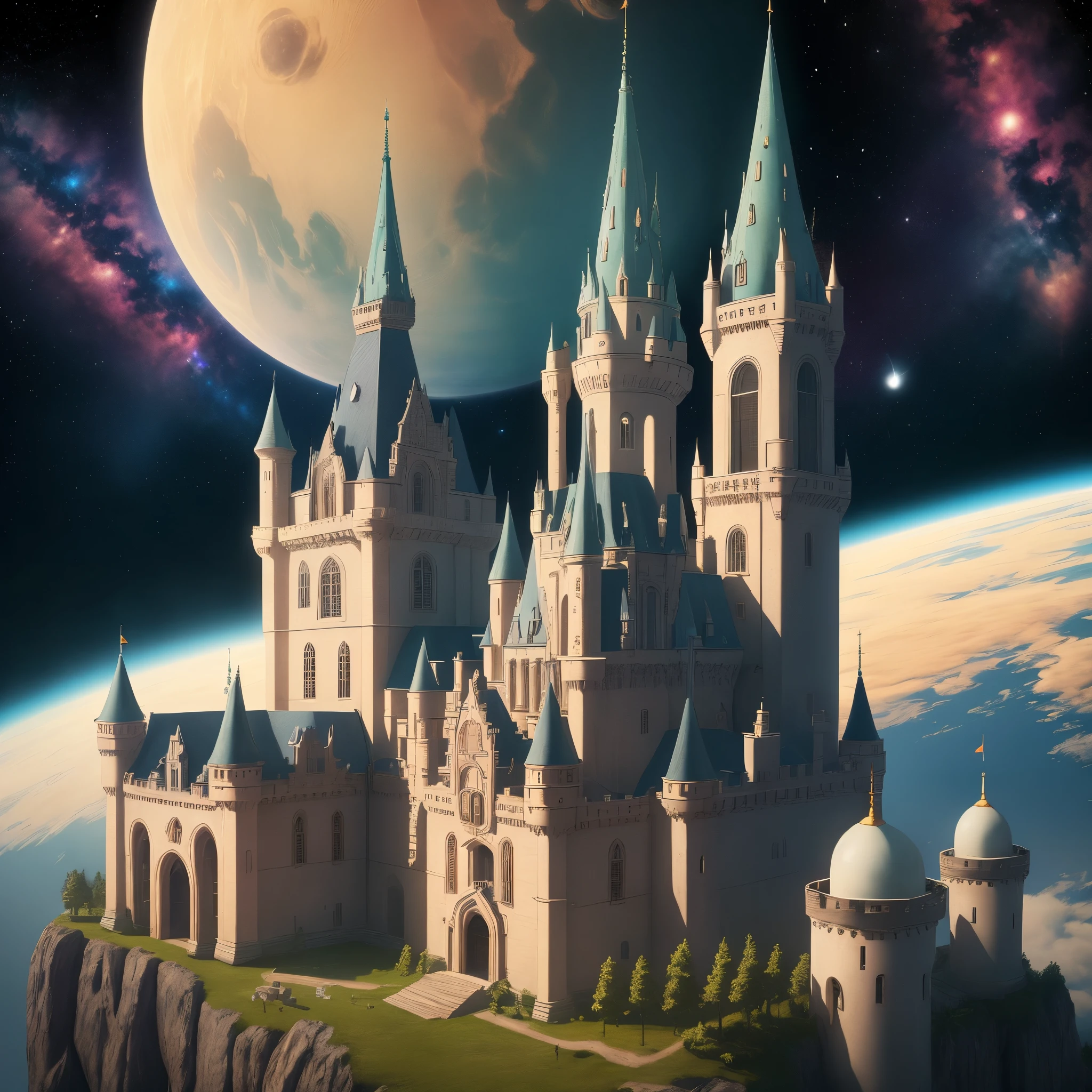 Castle in space