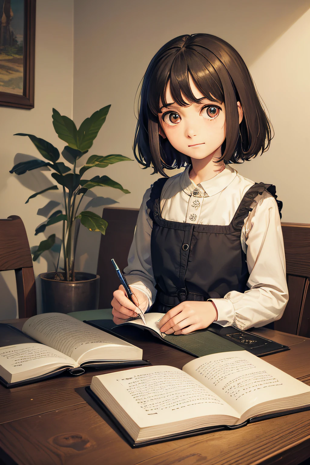 Imagem brilhante e colorida de Anne Frank&#39;journal., every page is filled with her thoughts and dreams, cercado por delicadas flores e borboletas.(master part),(melhor qualidade), , 8k, super detalhe, preciso, melhor qualidade