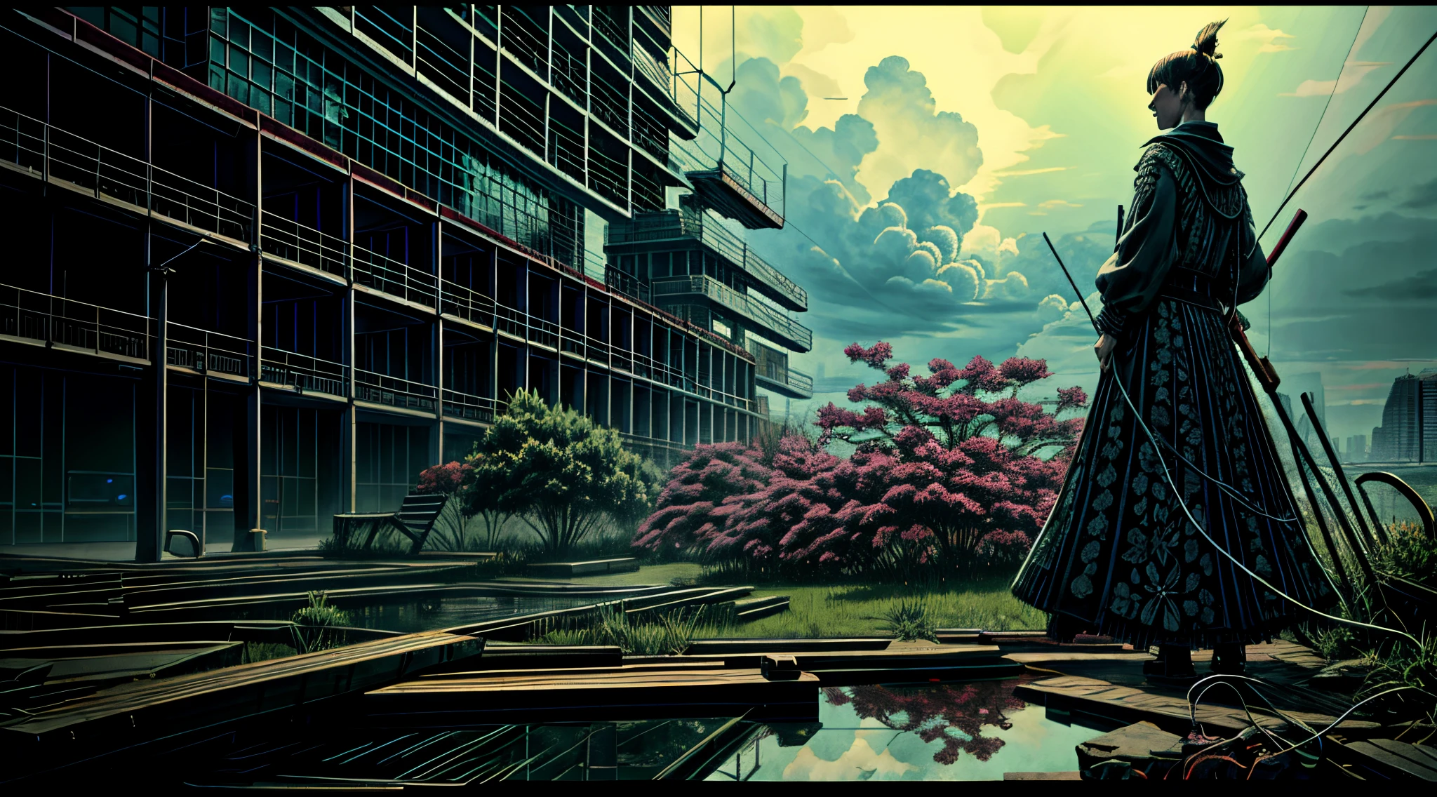 official art, unity 8k wallpaper, ultra detailed, beautiful and aesthetic, masterpiece, best quality, (zentangle, mandala, tangle, entangle), (fractal art:1.3) , 1girl, extremely detailed, dynamic angle, cowboyshot, the most beautiful form of chaos, elegant, a brutalist designed, vivid colours, romanticism, by james jean, roby dwi antono, ross tran, francis bacon, michal mraz, adrian ghenie, petra cortright, gerhard richter, takato yamamoto, ashley wood, atmospheric, ecstasy of musical notes, streaming musical notes visible