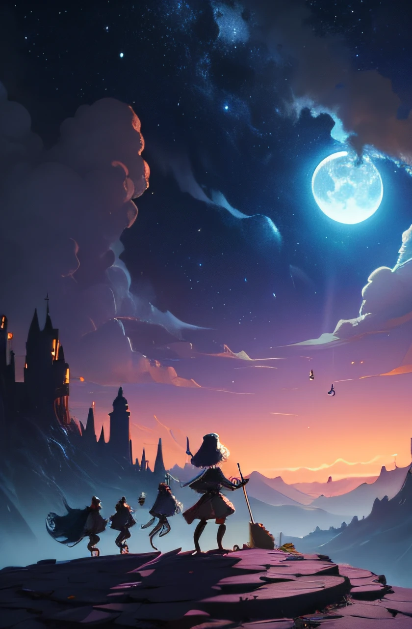 In Wonderville's heart, under the silver moon's gleam,
Luna (girl) and her friends faced challenges as a team.
A rhythmic journey, where trials would arise,
Challenges and triumphs, beneath the moonlit skies.