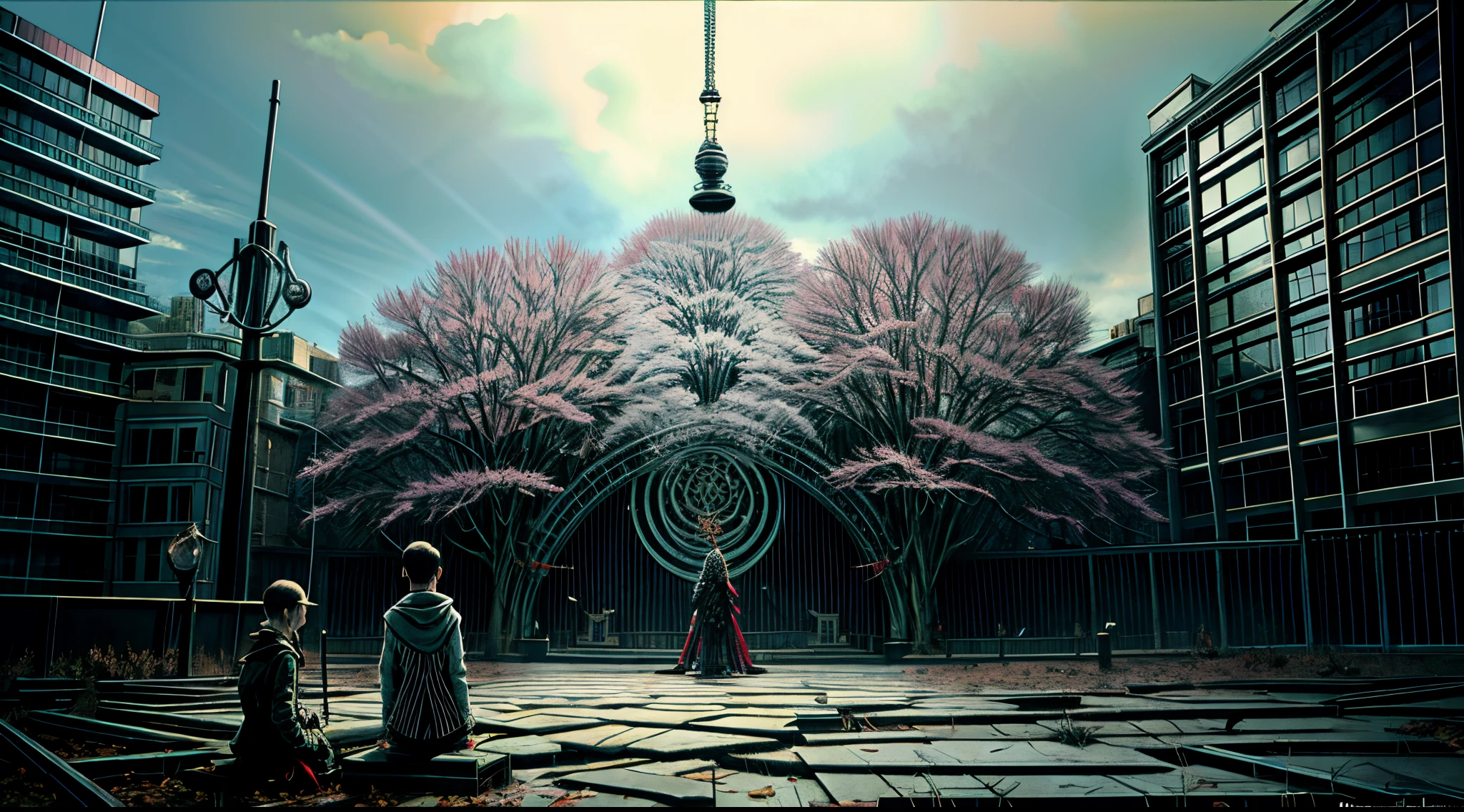 official art, unity 8k wallpaper, ultra detailed, beautiful and aesthetic, masterpiece, best quality, (zentangle, mandala, tangle, entangle), (fractal art:1.3) , 1girl, extremely detailed, dynamic angle, cowboyshot, the most beautiful form of chaos, elegant, a brutalist designed, vivid colours, romanticism, by james jean, roby dwi antono, ross tran, francis bacon, michal mraz, adrian ghenie, petra cortright, gerhard richter, takato yamamoto, ashley wood, atmospheric, ecstasy of musical notes, streaming musical notes visible