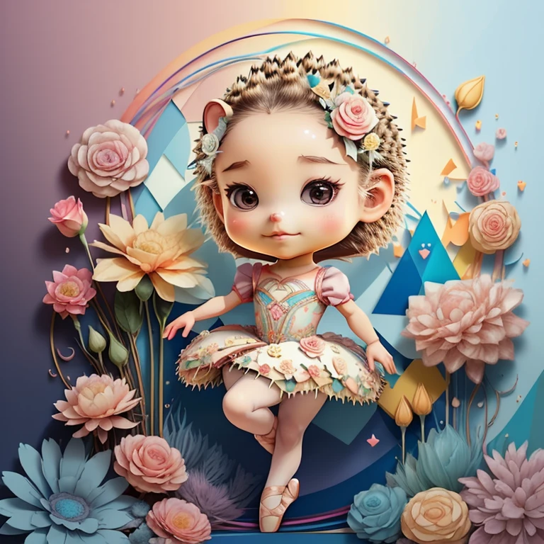 ) ((((cute baby hedgehog with a ballet dancer dress and flowers) ((Mikey)) - Criador: Walt Disney2023) ), ,, ( Walt Disney acolchoamento ,multidimensional geometric wall PORTRAIT, arte, Chibi,
Yang08k, lindo, Colouring,Rose
Primary works, qualidade superior, melhor qualidade, Arte Oficial, Beautiful and Aesthetic,)) ), ,, Walt Disney acolchoamento ,multidimensional geometric wall PORTRAIT, arte, Chibi,
Yang08k, lindo, (Colouring, rosa), amarelo ,azul ,vermelho e branco)
Primary works, qualidade superior, melhor qualidade, Arte Oficial, Beautiful and Aesthetic,
