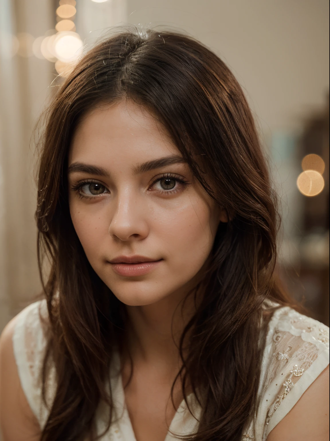 (best quality,4k,8k,highres,masterpiece:1.2),ultra-detailed,(realistic,photorealistic,photo-realistic:1.37),beautiful detailed eyes,beautiful detailed lips,extremely detailed eyes and face and hand,longeyelashes,ethereal beauty,graceful and elegant,flowing golden hair,extremely detailed hand,glowing flawless skin,colorful bar lights illuminating it,serene expression,gentle breeze,dark environment,natural beauty,harmonious color palette,soft pastel tones,romantic and enchanting,traditional painting style,impressionistic strokes,magical aura,divine light,feminine power,subtle details,proud and confident stance,vivid colors,serenity and tranquility,mesmerizing beauty,soothing and calming energy,stony road,she caresses the horse's head, she loves the horse