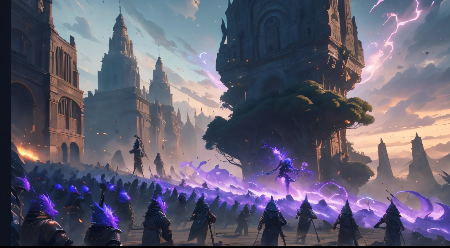 1 girl, pupilas cinzentas, pele texturizada, nuvens fluindo, Epic weapons and scenes, cabelos flutuantes, Inimigos ao redor, Combat action, raiva, parte superior do corpo, look at audience, melhor qualidade, 32k