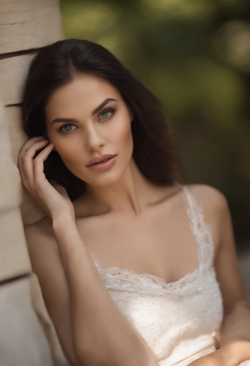 gorgeous woman with extra long wavy blonde hair, detailed alluring eyes, long sexy legs, wearing tiny shorts, t-shirt, ((detailed facial features)), (finely detailed skin), pale skin, realistic skin texture, extreme skin details, (pores:0.1), roses in the background, best quality masterpiece, photorealistic, hyperrealistic, detailed, 8k, HDR, (Soft color: 1.2), shallow depth of field, broad light, high contrast, backlighting, bloom, light sparkles, chromatic aberration, sharp focus, RAW color photo, laying down, white lingerie, full naked, naked body, body naked, nippels out, clothes off, not wearing anything, spread legs