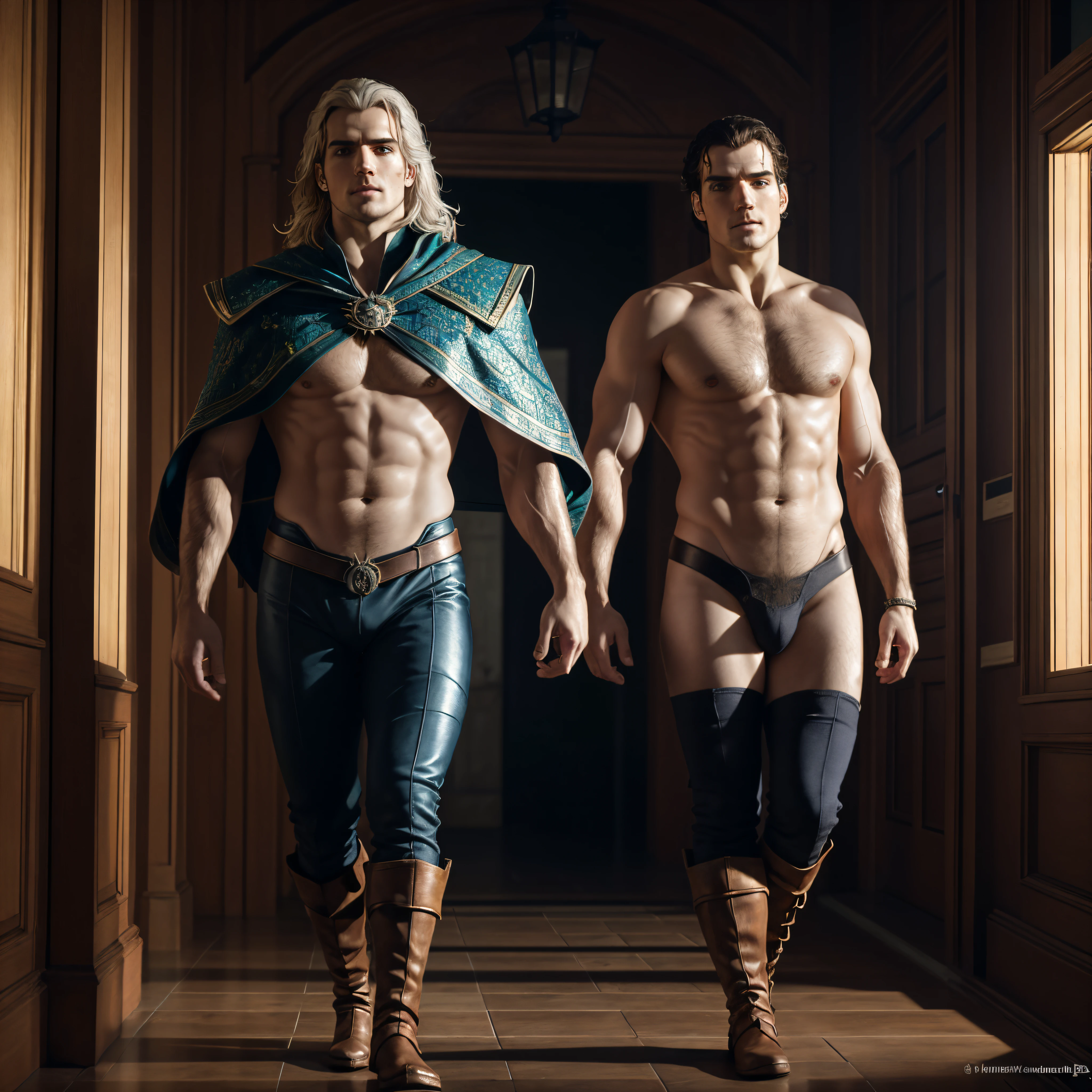 Henry_Cavill as The_Witcher Geralt_de_Rivia chef-d' Van_Gogh Masterpiece ultra UnrealEngine5 Cinematic Kingdom deep path castle equirectangular Urban meticulously intricate ultra_high-details ultra_high-res ultra pro-Photorealistic ultra_high-quality ultra_sharpness focus accurate max perfection reflex extreme improved Octane-rendered opengl-shaders glsl-shader UHD XT3 256K 128K 64K 32K 16K 8K DSLR HDR romm rgb pbr ombre analogique color-coded shading 3DCG fxaa global illumination cgi vfx sfx fkaa txaa rtx ssao post-processing post-production cell-shading augmented tone-mapping sundrop contre-jours optimal sunLight luminescence volumetric lightning contrast "Heavy Metal" theater Will-o'-the-wisp Divine synthetic headgear "singning" micro gold God dazzling Cosplay Admiral Fancy Vivid Yellow jukebox Symmetrical ((King Athletic muscular extatique Tamned Skin gorgeous sensual Effects Cheekbones Embarrassed redderer eye-liner saphirs saturate ultra_beautiful_eyes dark black pupils brown iris lazulis turquoise mouth open tongue teeth obvious smiles howling Floating Jacket Eccentric Cape onyx Shoulders-Off Shirt Lace Clavicles White Papillotes embroidered satin red thick leather felt skirt matching ample swinging spinel navel waist reveal belt-chastity heart diamond padlock silver agate bristles scarlet pubis-hairy indigo silk snap garters thighs legs boots)) dancer nickel fleuraison bees tin incandescentes CGSCOSITY tattoo Cristallines hearth rubis invoque monster bee (EOS R6 135mm 1/1250s f/2.8 ISO400) blast flash blow glow opale straight heavy chrome flat rune lava bands glyphes Tourmaline plasma background floraison beholder chaos strange population Earth outdoor mirror handcuff glass transparent graduated reflection Bruce_Weber sex "luis Royo" naked nsfw varied multi etc. --v 5.2 --s 1000 --c 20 --q 20 --chaos 100