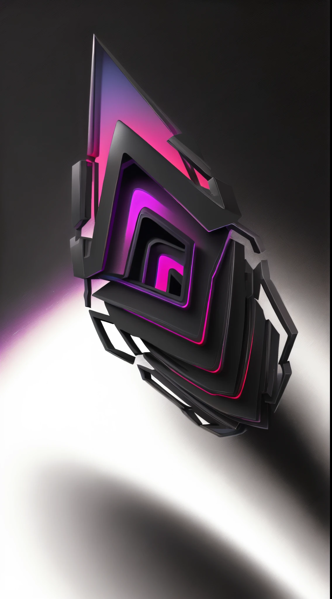 3d watercolor abstract, (dark black gradient background: 1.6) ,high resolution,high quality,colorful, light colors, electric, fantasy, (neon colors: 1.4), futuristic, space, obsidien, imaginary form, special geometry