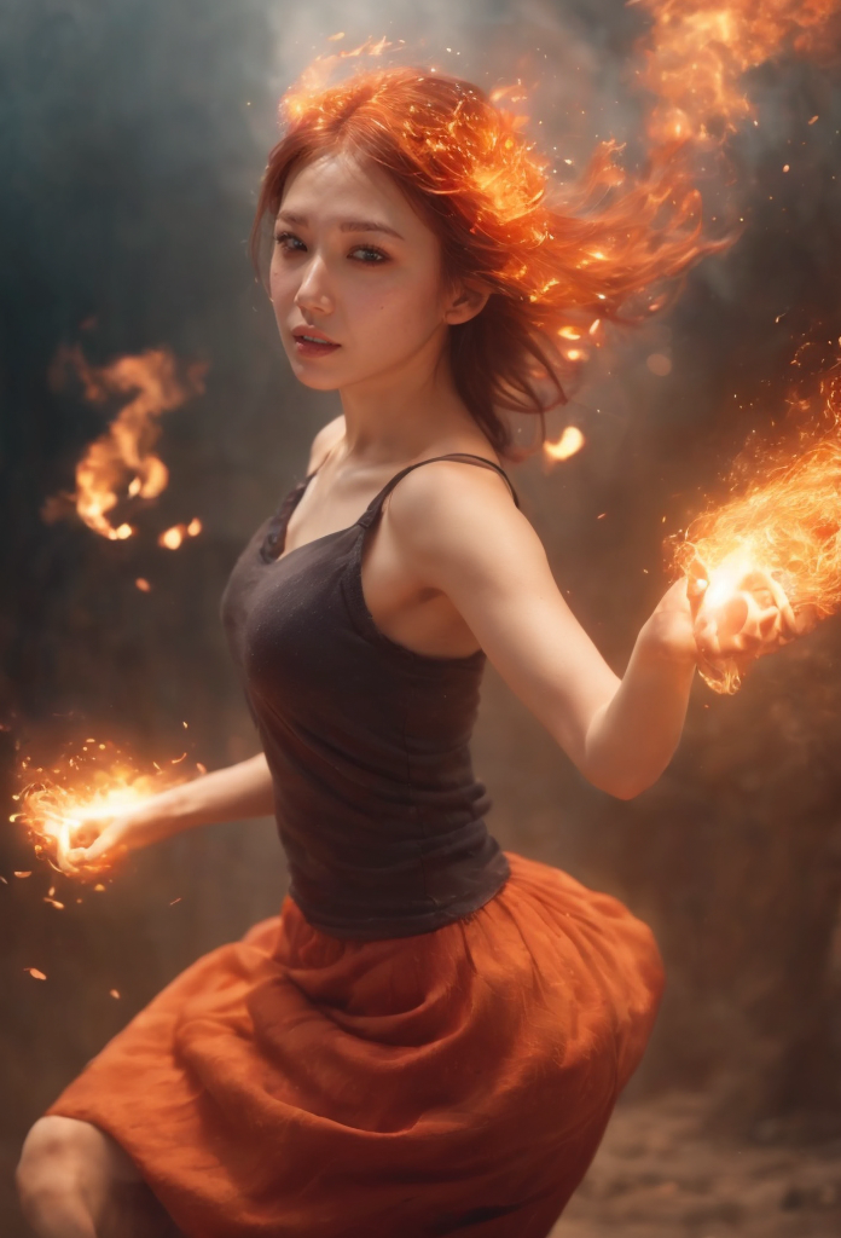 Beautiful asian girl with red lips, Her eyes shone like dreamy stars, glowing eyes, beautiful and detailed eyes, RAW photo,(high detailed skin:1), (realistic, photo-realistic:1.37), ultra high res, professional lighting , 8k uhd, dslr , high quality, film grain, Fujifilm XT3, RAW photo,, RAW photo,(high detailed skin:1), (realistic, photo-realistic:1.37), ultra high res, professional lighting , 8k uhd, dslr , high quality, film grain, Fujifilm XT3, RAW photo,