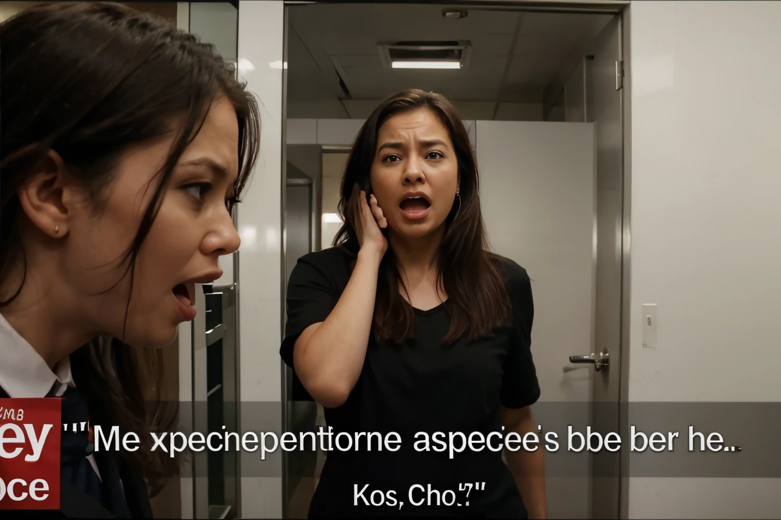 Describe someone's facial reaction of surprise and disappointment upon hearing this response from their boss.