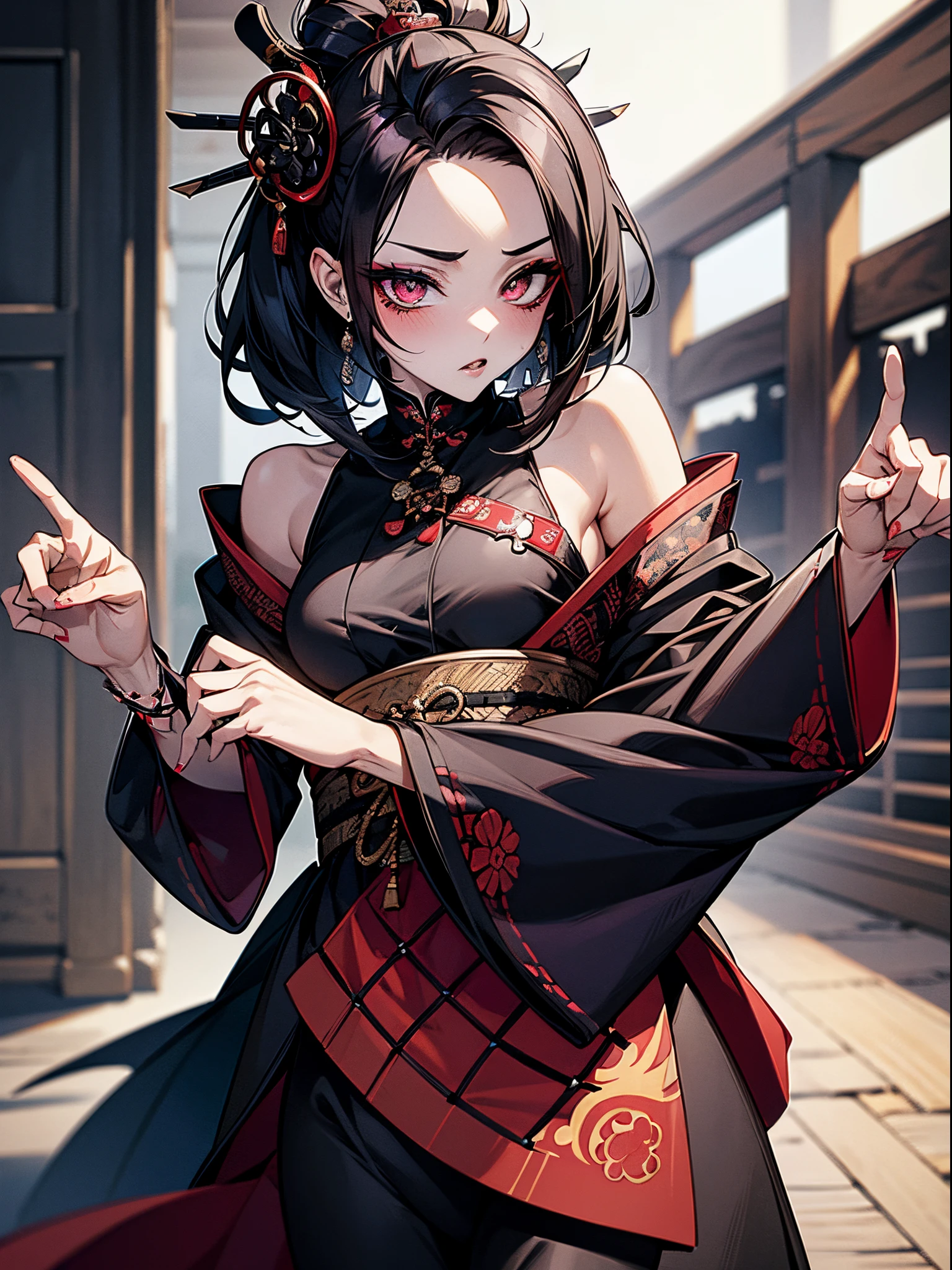 paya, cute elf loli,girl, 1girl,(((little loli,tiny little body,small))),(((6 years old))),((anime elf loli with extremely cute and beautiful black hair)),(((elf, elf earlat chest))),((((black hair:1.35,ponytail braid hair,colored inner hair,ear breathing)))),(((red_eyes:1.3))),intricate eyes,beautiful detailed eyes,symmetrical eyes,big eyes:1.5,(((lustrous skin:1.5,bright skin: 1.5,skin tanned,shiny skin,very shiny skin,shiny body,plastic glitter skin,exaggerated shiny skin,illuminated skin))),(delicate detailed fingers,detailed body,detailed arms,human hands,(detailed face)),
cute,slutty,erotic,daring,nsfw,
zettai ryouiki,revealing clothing,show skin,(((Sexy red fur coat, red fur coat outfit, wearing a red fur coat:1.3,red winter coat))), ((red minkirt,red mini skirt with furry edge,visible thong straps)),((underpants strap)),(white gloves,red clothes,semi-naked,with little red clothing,((((furry edge clothing)))),(((intricate outfit,intricate clothes,embroidered outfit,ornate outfit,embroidered clothes,ornate clothes))),
(dynamic pose:1.0),embarrassed,(centered,scale to fit dimensions,Rule of thirds),
((snowy pine forest)),winter,scenery:1.25,((intricate scenery)),((snow forest background)),Christmas tree,
(Glossy winter ornaments),highres,sharp focus,(ultra detailed,extremely detailed),(photorealistic artwork:1.37),(extremely detailed CG unity 8k wallpaper),(((vibrant colors,vibrant theme))),(intricate),(masterpiece),(best quality),