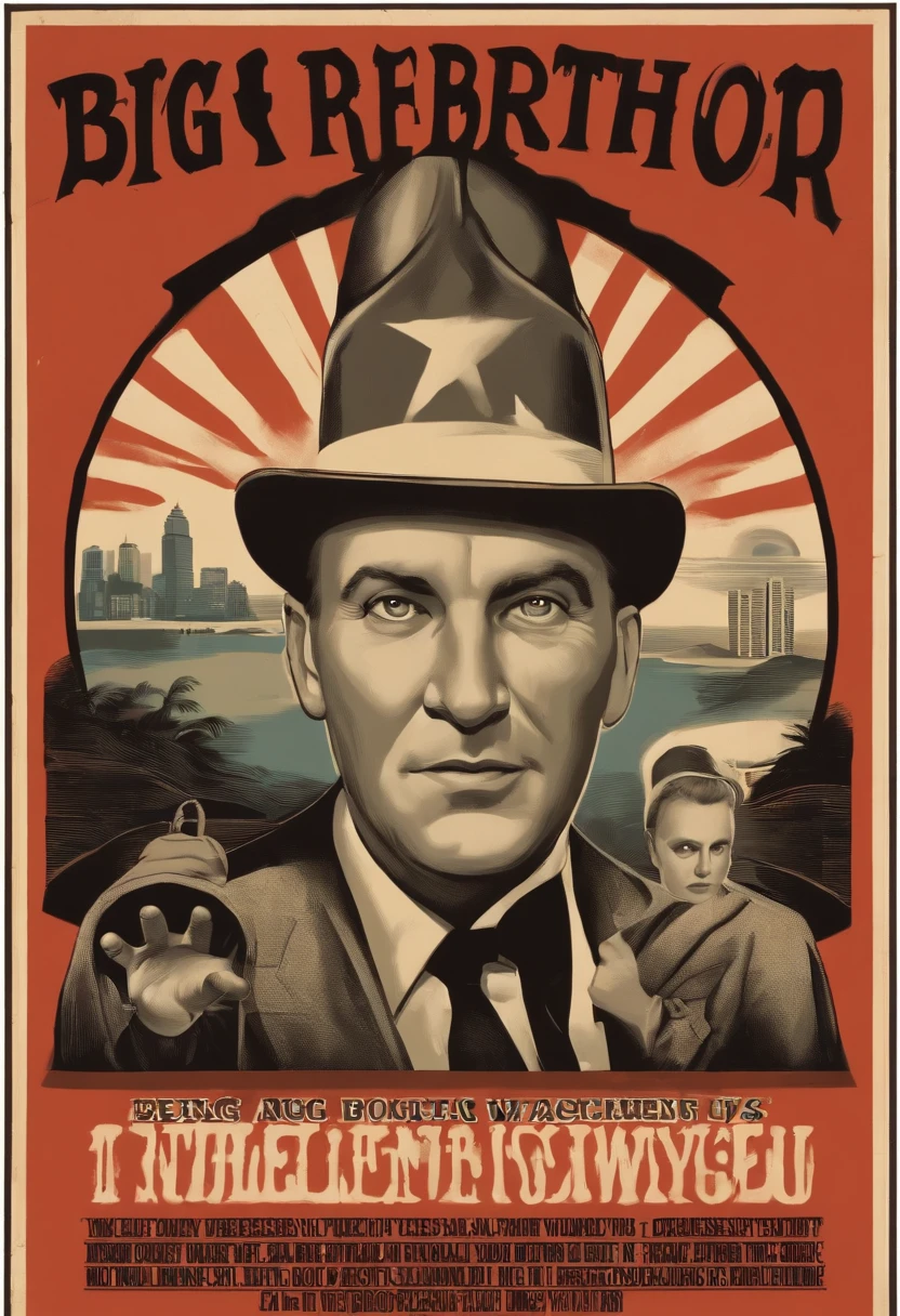A photo of a vintage telescreen with the words 'Big Brother is watching you' displayed prominently,1984 novel,He is often just depicted in television broadcasts and on Propaganda Posters in a Soviet Artstyle.
Big Brother is depicted as an imposing and authoritative figure, whose image is constantly displayed on posters and telescreens throughout Oceania. The Party's propaganda presents him as a larger-than-life leader, evoking a sense of power and control. His face is described as having a stern and watchful expression, which adds to the atmosphere of surveillance and scrutiny.
The iconic image associated with Big Brother features a man with a heavy mustache and a commanding gaze. His eyes are often described as piercing and seem to follow the citizens wherever they go. The Party's slogan, "Big Brother is watching you," reinforces the idea that his gaze is all-seeing and omnipresent.
It's important to note that the physical appearance of Big Brother is intentionally left somewhat ambiguous in the novel. This ambiguity serves to emphasize the symbolic nature of Big Brother as a representation of the Party and its ideology.
Propaganda Posters: The propaganda posters in Oceania feature a stylized image of Big Brother's face. The posters are often large and striking, designed to catch the attention of passersby. Big Brother's face is usually depicted in black and white, with sharp, defined features. His eyes, in particular, are portrayed as intense and penetrating. They seem to follow the viewer, creating a sense of constant surveillance. The stern expression on Big Brother's face communicates his authority and power. The posters often carry slogans or messages that promote loyalty to the Party or warn against thoughtcrime, reinforcing the idea that Big Brother is watching and that any disobedience will be detected and punished.
Telescreens: Telescreens are ubiquitous in Oceania and serve as a tool of constant surveillance and propaganda. These two-way communication devices transmit both audio and video, allowing the Party to monitor the actions and conversations of the citizens. Big Brother's face appears on telescreens at regular intervals, interrupting normal programming. The screen fills with an image of Big Brother, and his eyes seem to bore into the viewer. This interruption serves as a reminder that the citizens are constantly being watched and reinforces the Party's control over their lives. The telescreens also broadcast Party propaganda and speeches, with Big Brother's face often accompanying these messages, further cementing his role as the figurehead of the Party's ideology.
In both the propaganda posters and on telescreens, Big Brother's face is portrayed as a symbol of authority, surveillance, and control. The intense gaze and stern expression are meant to create a sense of unease and remind the citizens of the constant monitoring and manipulation they are subjected to. These visual representations of Big Brother serve as a constant reminder of the Party's power and the consequences of deviating from its doctrines.
His face resembles this of Oswald Mosely but with a bigger mustache., male