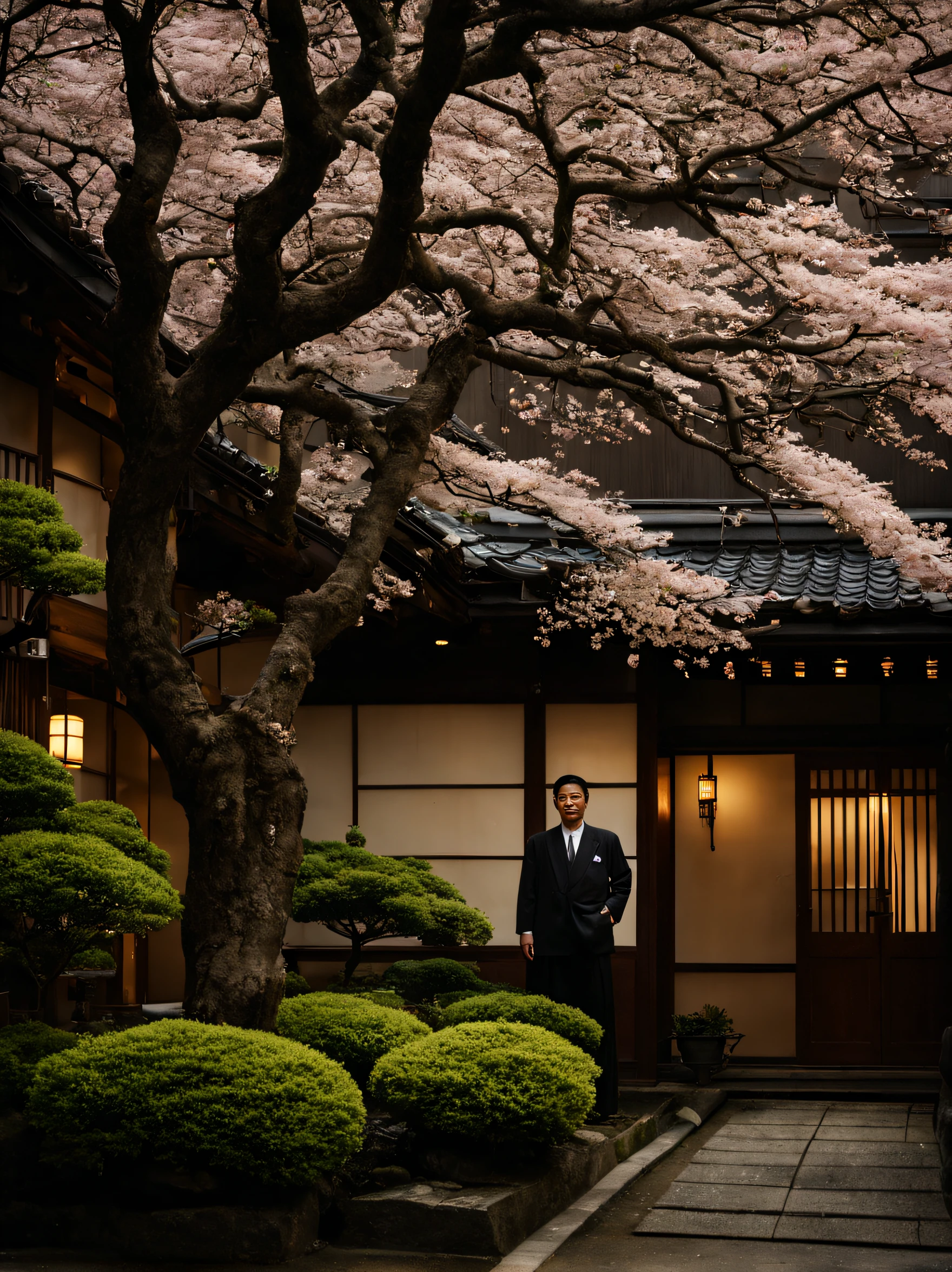 Japanese man in a suit facing forward