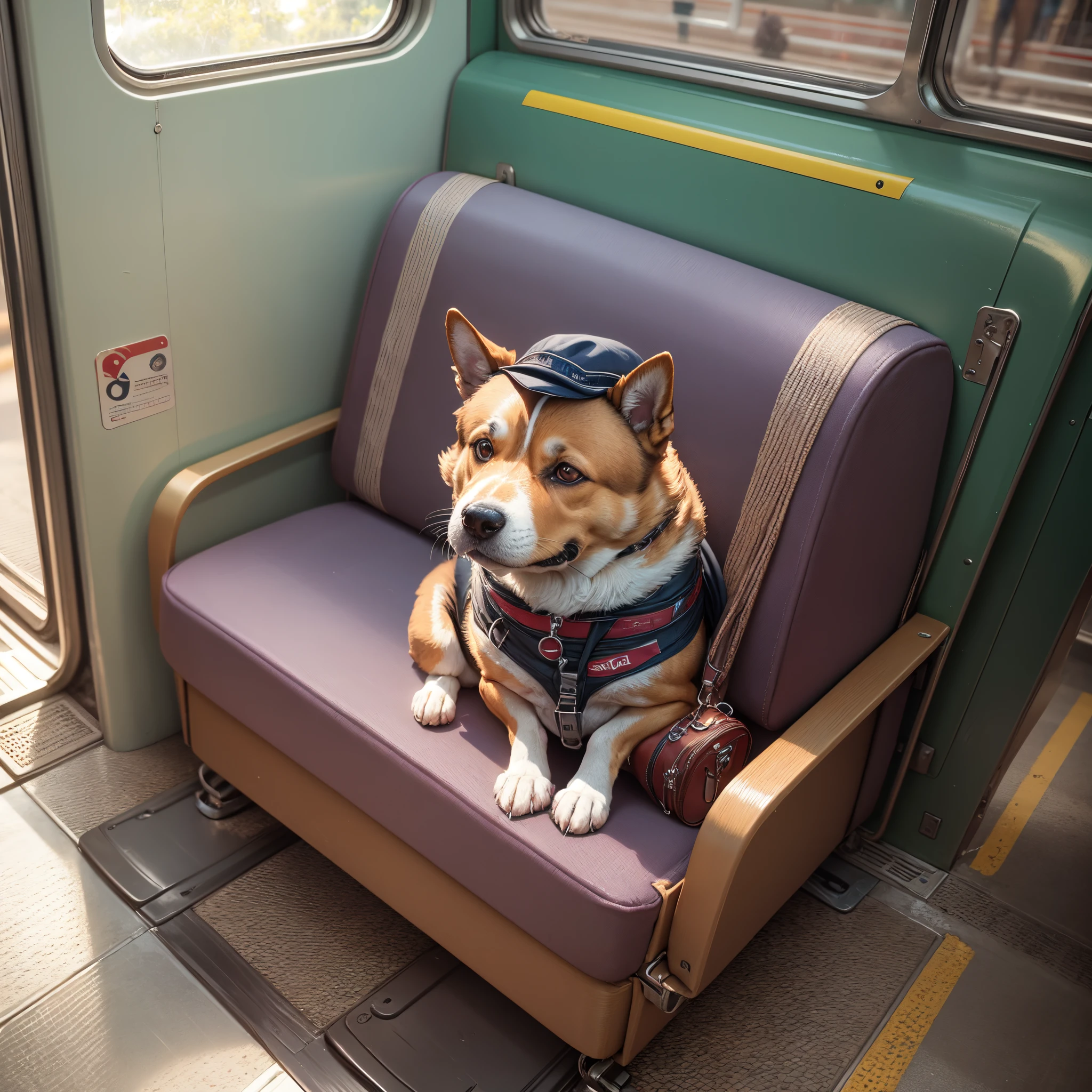 dog on a train --auto --s2