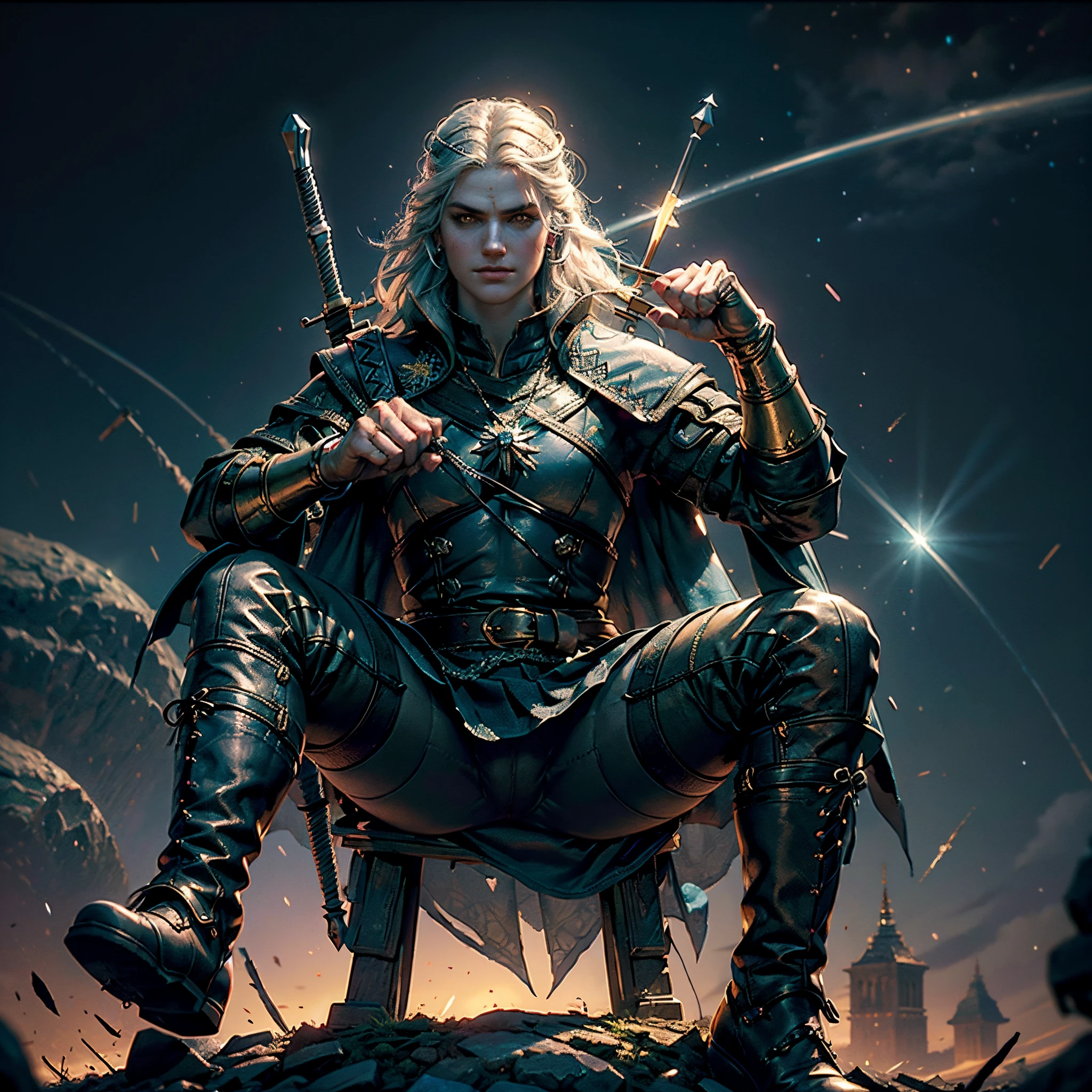 Henry_Cavill as The_Witcher Geralt_de_Rivia Amulet_Wolf Urban deep path castle equirectangular Kingdom chef-d' Van_Gogh Masterpiece ultra UnrealEngine5 Cinematic Lighting meticulously intricate ultra_high-details ultra_high-res ultra pro-Photorealistic ultra_high-quality ultra_sharpness focus accurate max perfection reflex extreme improved Octane-rendered opengl-shaders glsl-shader UHD XT3 256K 128K 64K 32K 16K 8K DSLR HDR romm rgb pbr ombre analogique color-coded shading 3DCG fxaa global illumination cgi vfx sfx fkaa txaa rtx ssao post-processing post-production cell-shading augmented tone-mapping sundrop contre-jours optimal sunLight luminescence volumetric lightning contrast "Heavy Metal" theater Will-o'-the-wisp Divine synthetic headgear "singning" micro gold God dazzling Cosplay Admiral Fancy Vivid Yellow jukebox Symmetrical ((King Athletic muscular extatique Tamned Skin gorgeous sensual Effects Cheekbones Embarrassed redderer eye-liner saphirs saturate ultra_beautiful_eyes dark black pupils brown iris lazulis turquoise mouth open tongue teeth obvious smiles howling Floating Jacket Eccentric Cape onyx Shoulders-Off Shirt Lace Clavicles White Papillotes embroidered satin red thick leather felt skirt matching ample swinging spinel navel waist reveal belt-chastity heart diamond padlock silver agate bristles scarlet pubis-hairy indigo silk snap garters thighs legs boots)) dancer nickel fleuraison bees tin incandescentes CGSCOSITY tattoo Cristallines hearth rubis invoque monster bee (🎈🍦🍹❤(😘👩🎀👗⚜👒👡💅)🎪🎢🎡🎠 EOS R6 135mm 1/1250s f/2.8 ISO400) blast flash blow glow opale straight heavy chrome flat rune lava bands glyphes Tourmaline plasma background floraison beholder chaos strange population Earth outdoor mirror handcuff glass transparent graduated reflection Bruce_Weber sex "luis Royo" naked nsfw varied multi etc. --v 5.2 --s 1000 --c 20 --q 20 --chaos 100