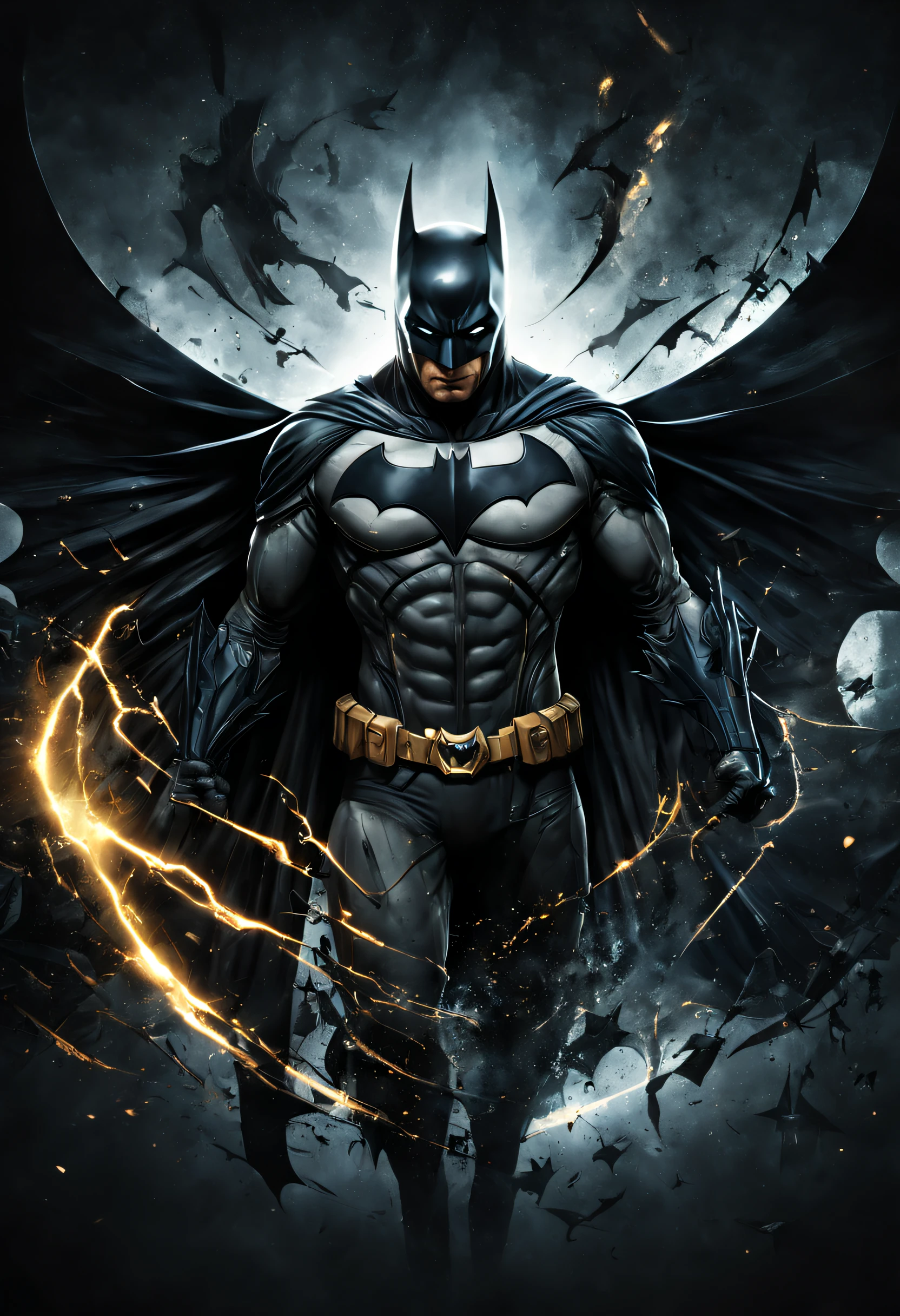 (best quality,4k,8k,highres,masterpiece:1.2),ultra-detailed,(realistic,photorealistic,photo-realistic:1.37),colorful,comic style,graphic design,mysterious atmosphere,dark shadows,gloomy background,elegant artistry,bold lines,contrasting colors,edgy visuals,striking composition,vibrant illustrations,stylized portraits,stark imagery,eye-catching logo,sleek typography,fierce batman symbol,attention-grabbing graphics,impressive artwork,artistic creativity,contrast between light and dark,imposing presence,unique and intricate details,alluring concept,great depth in design,attention to detail,professional execution
