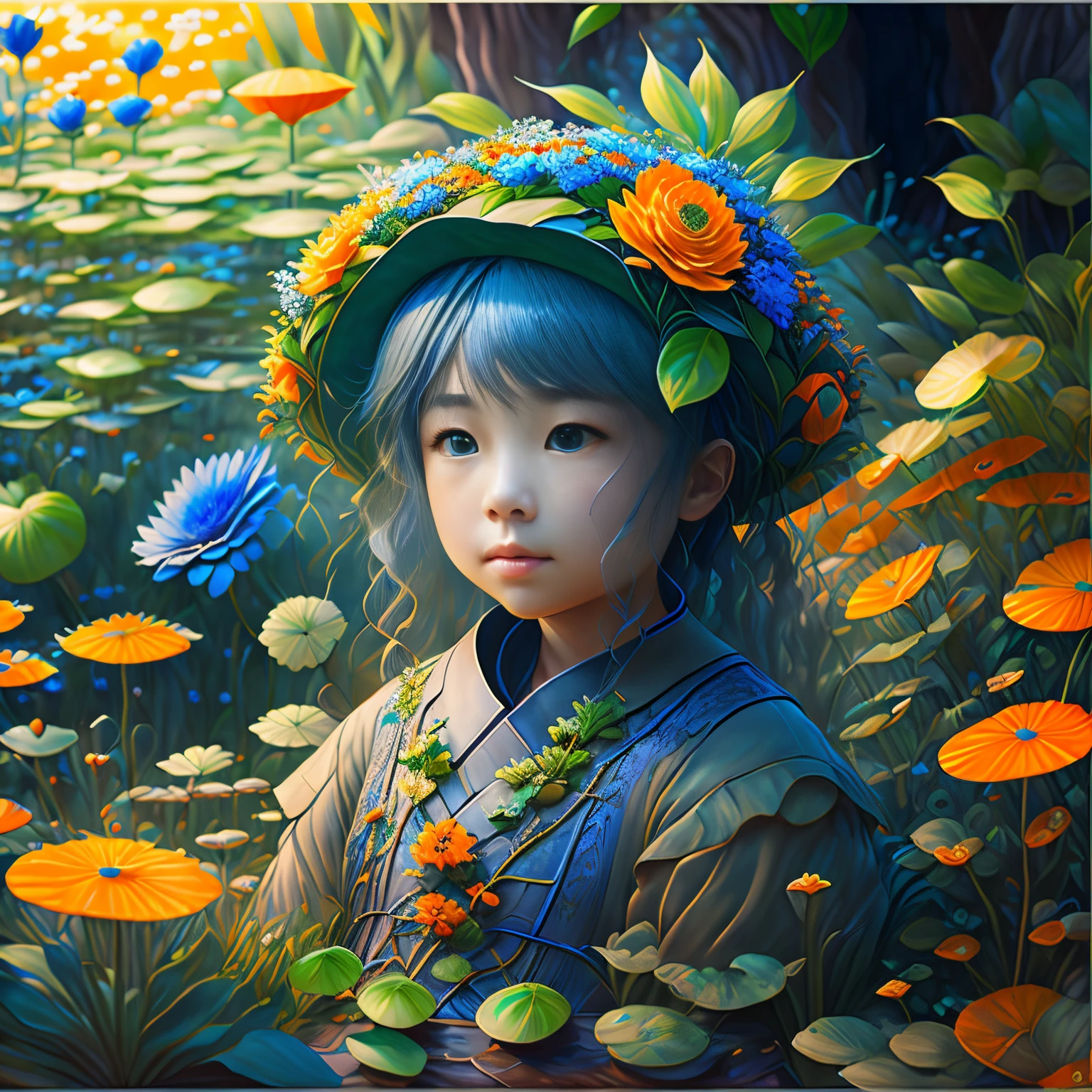 plant girl, monet, blue, orange, grey, ShoeAI
(best quality,4k,8k,highres,masterpiece:1.2),ultra-detailed,(realistic,photorealistic,photo-realistic:1.37),HDR,UHD,studio lighting,ultra-fine painting,sharp focus,physically-based rendering,extreme detail description,professional,vivid colors,bokeh,plant girl,monet,blue,orange,grey,ShoeAI,portraits,landscape
note:The above paragraph is the generated prompt,non-segmented description,The Chinese description is for reference only,The generated prompt is only described in English。