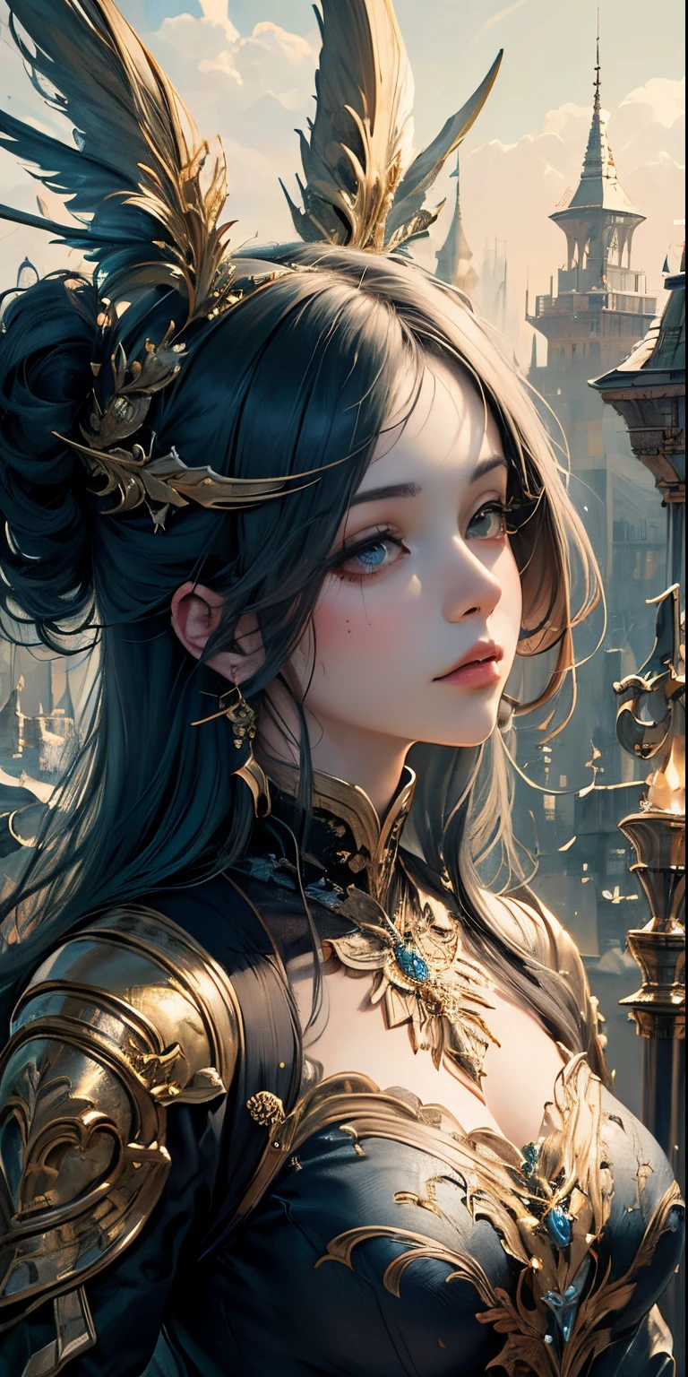 (masterpiece, top quality, best quality, official art, beautiful and aesthetic:1.2), (1girl), extreme detailed,(fractal art:1.3),colorful,highest detailed