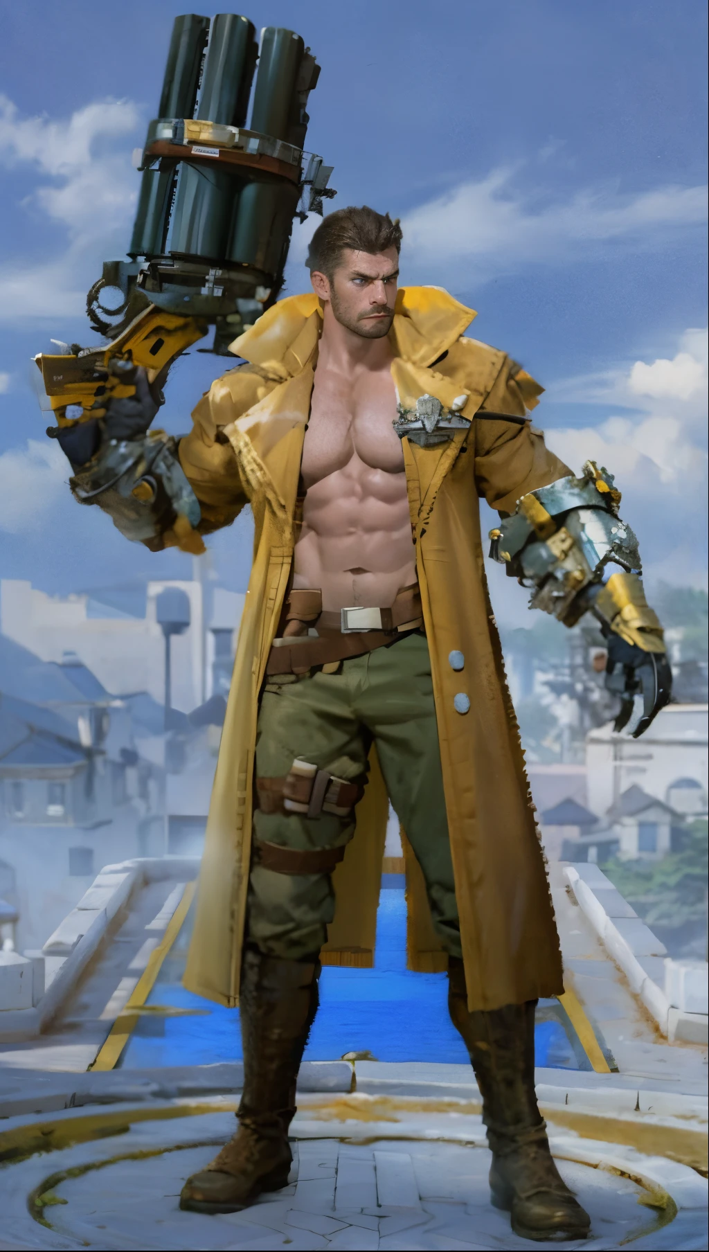 uncle , muscle , naked .
