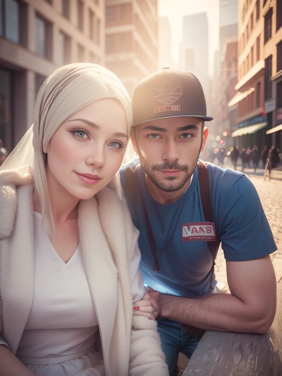 Couple portrait, (man and woman:1. 3) a woman hugging a man in a city, lovely couple, stock photo, couple pose, attractive photo, beautiful portrait photo, photo of a beautiful photo, very beautiful, stock image, romantic couple, man and woman in love, museum quality photo, marketing photo, portrait photo up close, wedding photo, portrait of couples