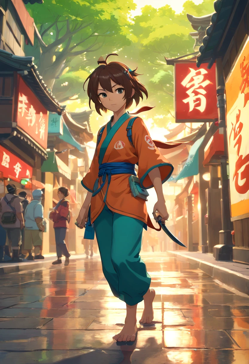 Rob Gonsalves/world of warcraft/Cuphead art style, vectorial, scribbles, Logo design, Anthropomorphic drawing of a frog man,1.0 wearing weapons, Wearing a ninja costume,Hold the dark device in your hand, Combat posture , In battle,Background Miyagi Hougang, simplistic design, RTX, hyper HD, cellshading, 32K, Ray tracing, The is well defined, Cartoon, Realistic, Drawing, Unreal Engine 5, rendering by octane, Shaders, 。.3D,Assassination organizations,jumpping ,sprint。