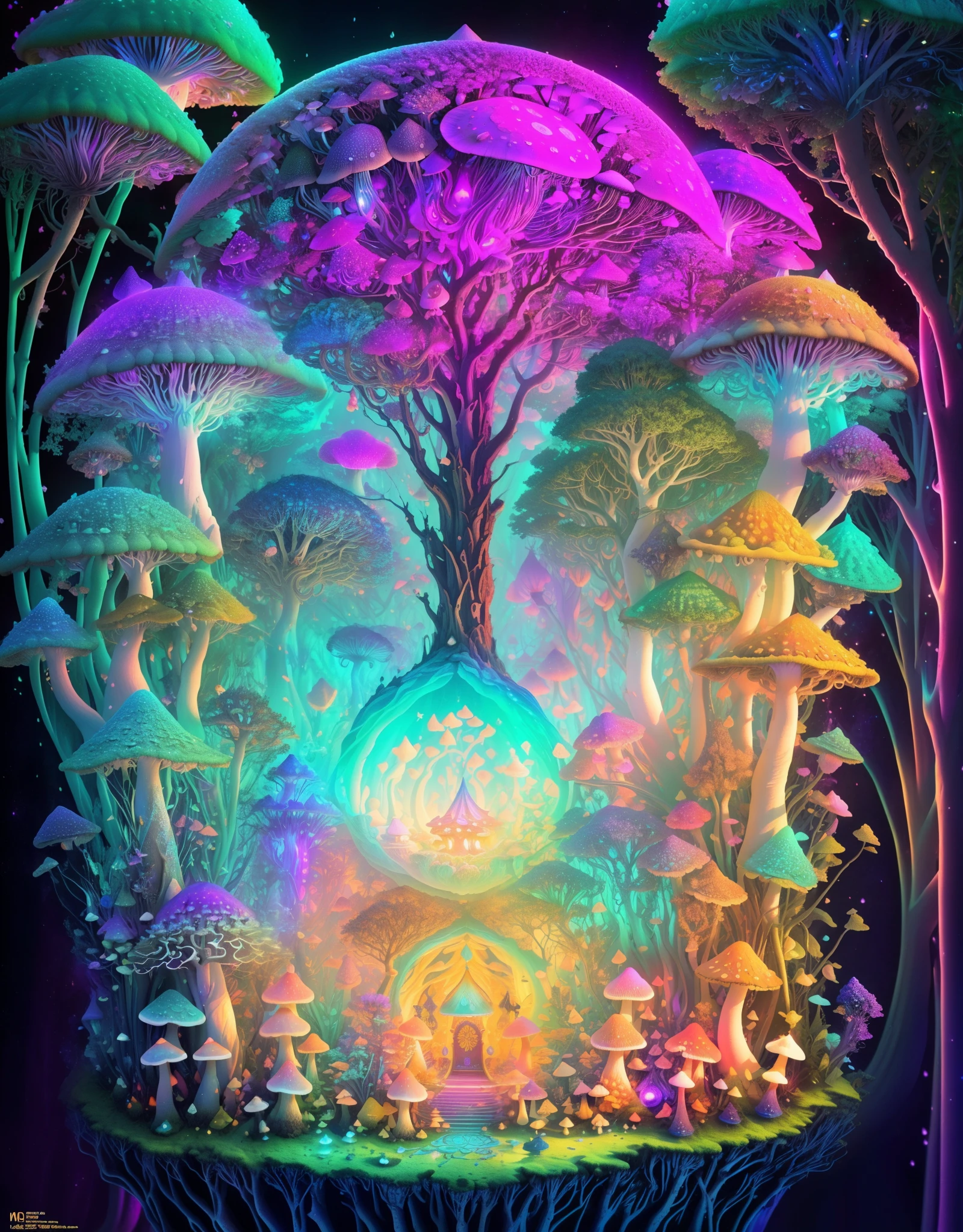 (an awe-inspiring depiction of,majestic mushroom),(detailed black light art),(best quality,4k,8k,highres,masterpiece:1.2),ultra-detailed,(realistic,photorealistic,photo-realistic:1.37),(psychedelic,glowing),(vivid colors),(mysterious atmosphere),(intricate details),(black background),(ethereal),(bright neon lights),(magical),(illuminated),(mushroom cap),(shimmering),(colorful),(stunning),(fantastical),(contrast),(surreal),(dreamlike),(hypnotic),(enchanting),(captivating),(mesmerizing),(visually striking),(artistic),(otherworldly),(ethereal),(illuminating),(floating),(enigmatic),(twisting),(organic shape),(dazzling),(vibrant),(bold),(fluorescent),(transcendent),(ethereal),(trippy),(atmospheric),(glowing),(brilliant),(radiant),(glamorous),(cosmic)