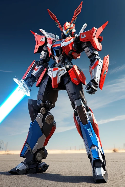 机器人 mechs Valkyrie style Light armor mechanical head laser knife in both hands