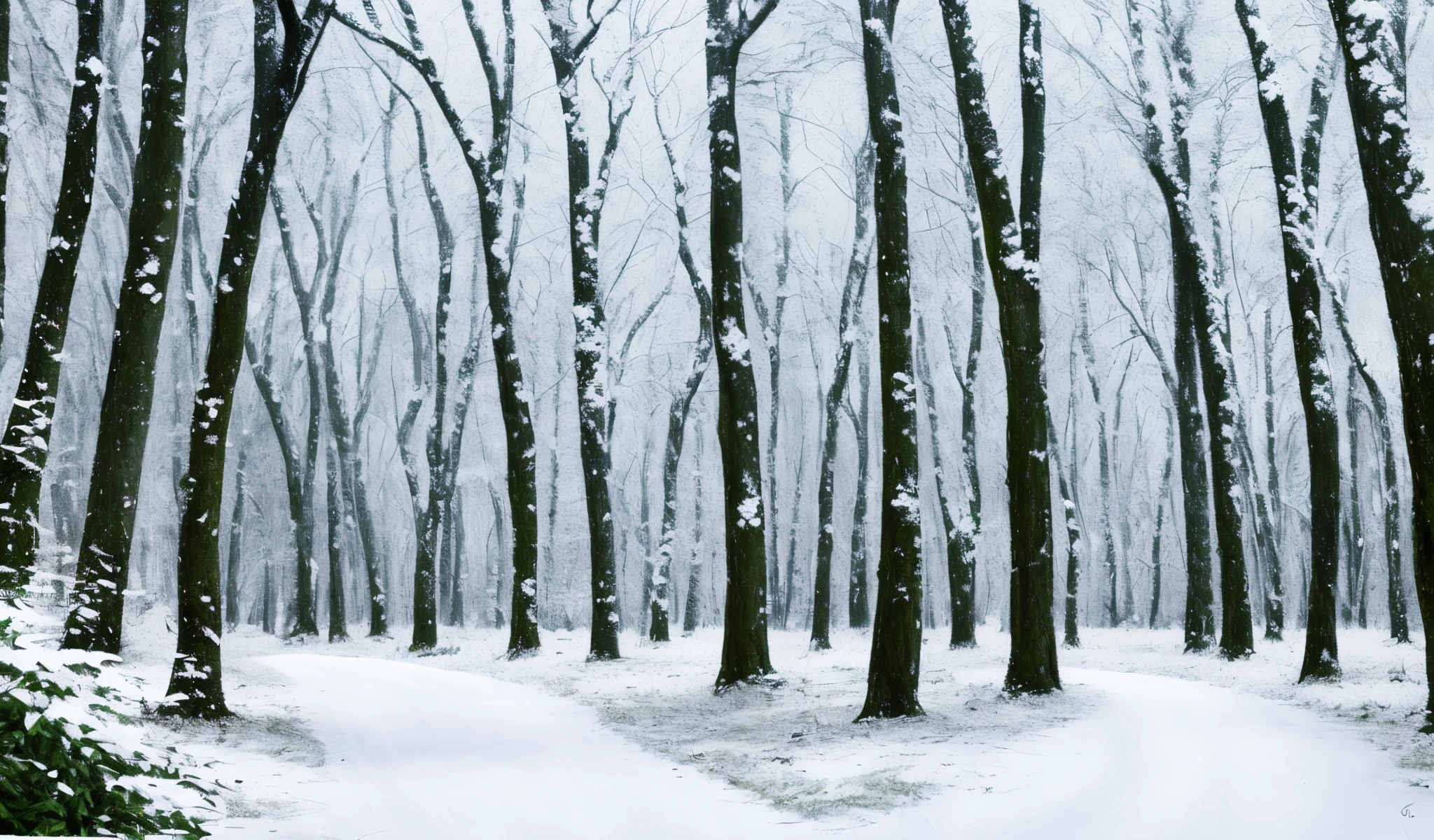 snowy forest