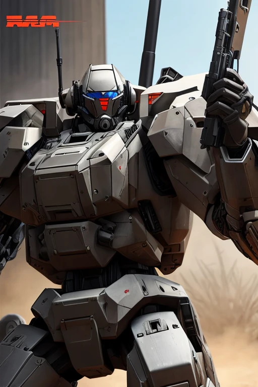 机器人　mechs　heavily armored　mechanical head　Large Sniper Rifle