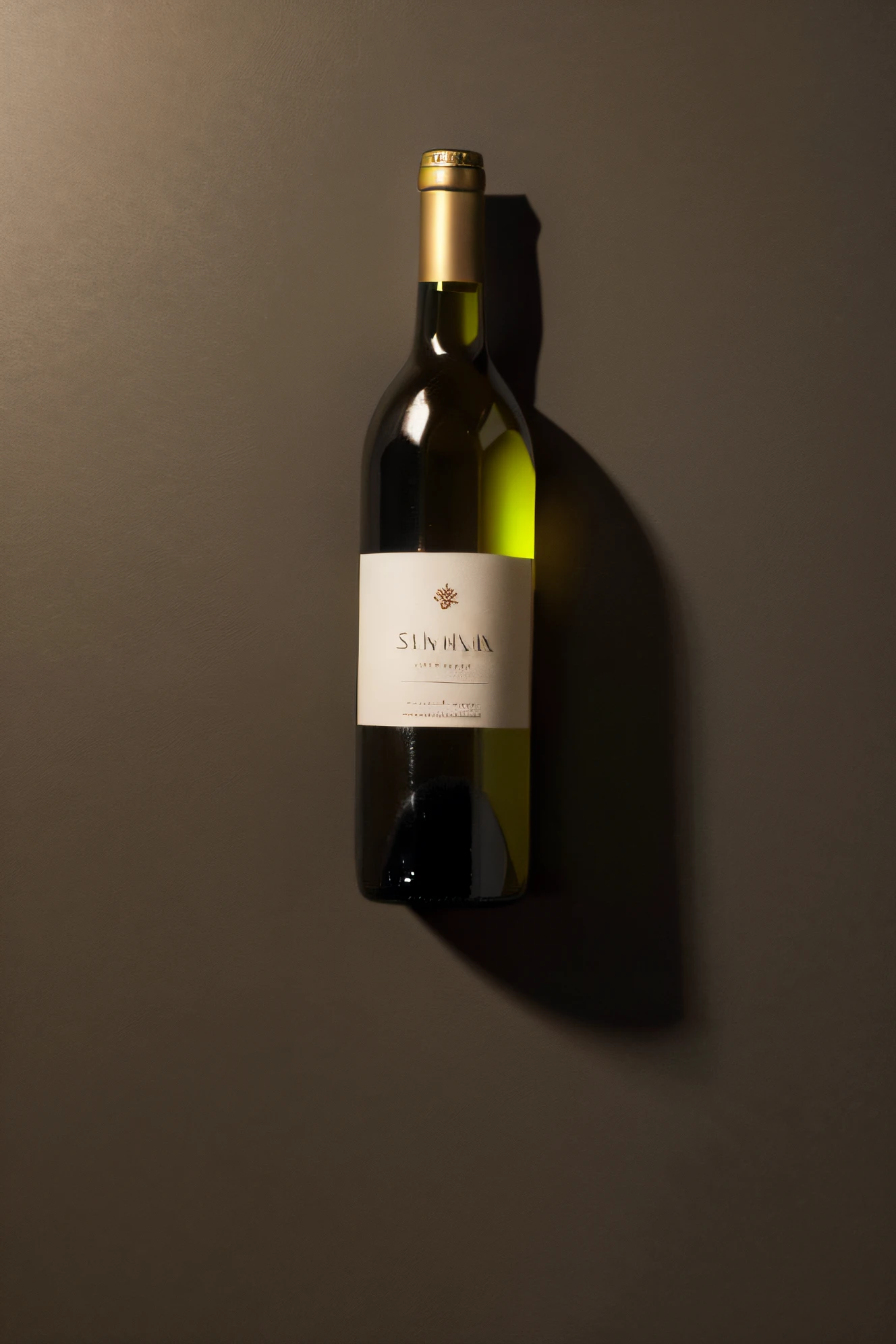 olive wine bottle,simple yet complex,high-class