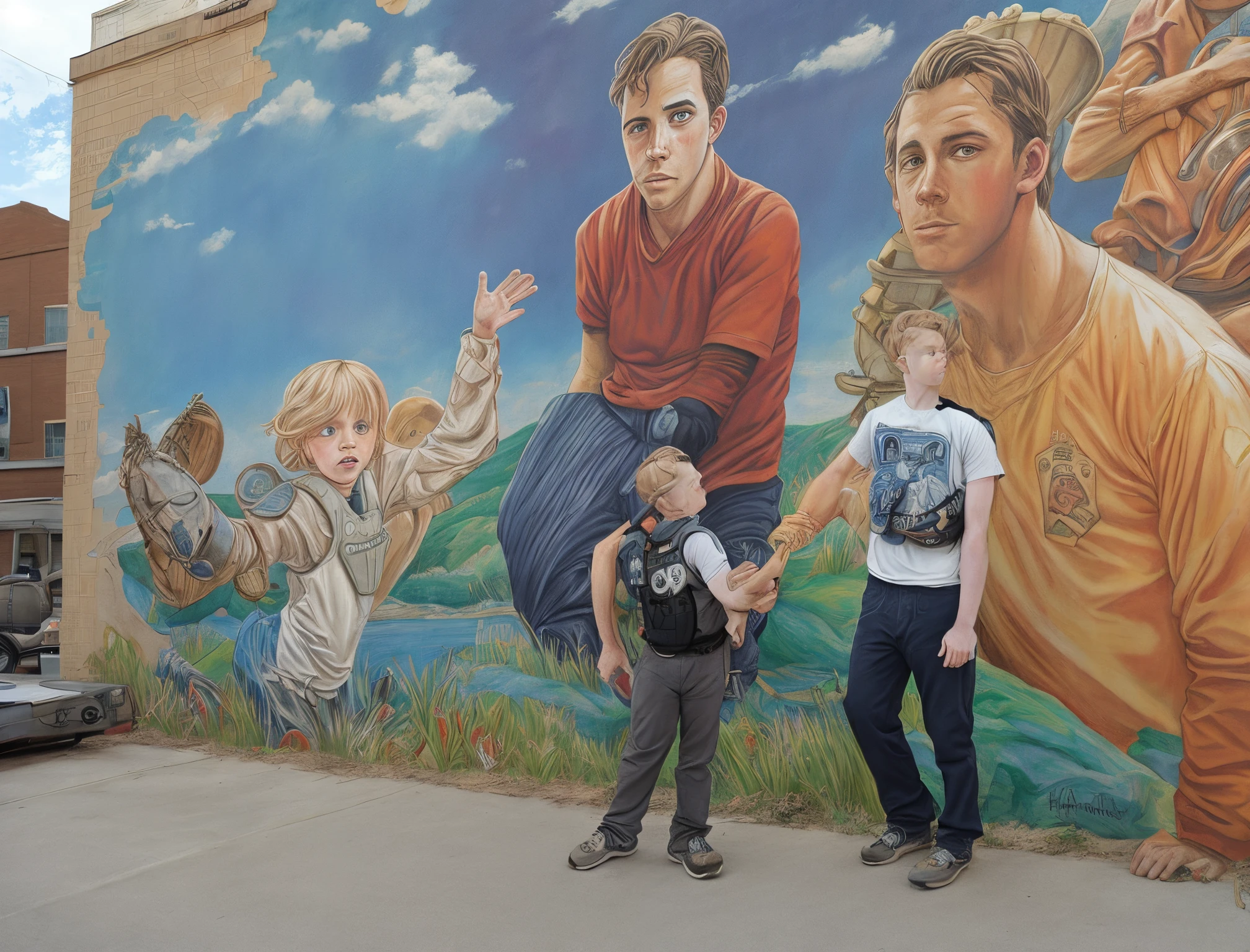 catcher and the the mural that depicts holden throughout the book (his loss, innocence, love, ect)