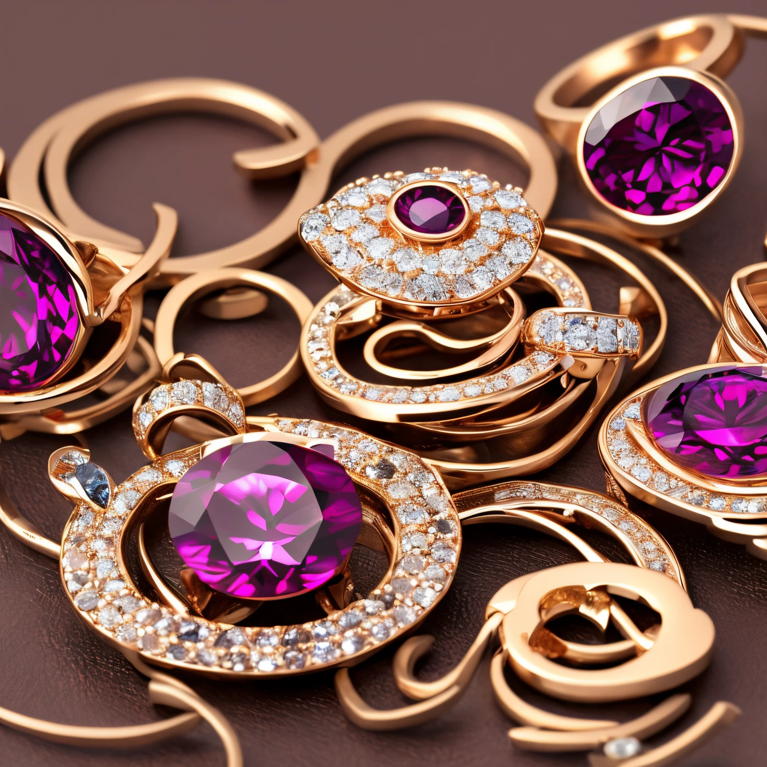 Jewelry Design, rose themed ring, gems and diamonds, Luxury, gros-plan, Product View, Trending on ArtStation, cgsociety, ultra-quality, Digital Art, Exquisite hyper detail, 4K, soft illumination, Dreamy, Fashion, Rendered by Unreal Engine