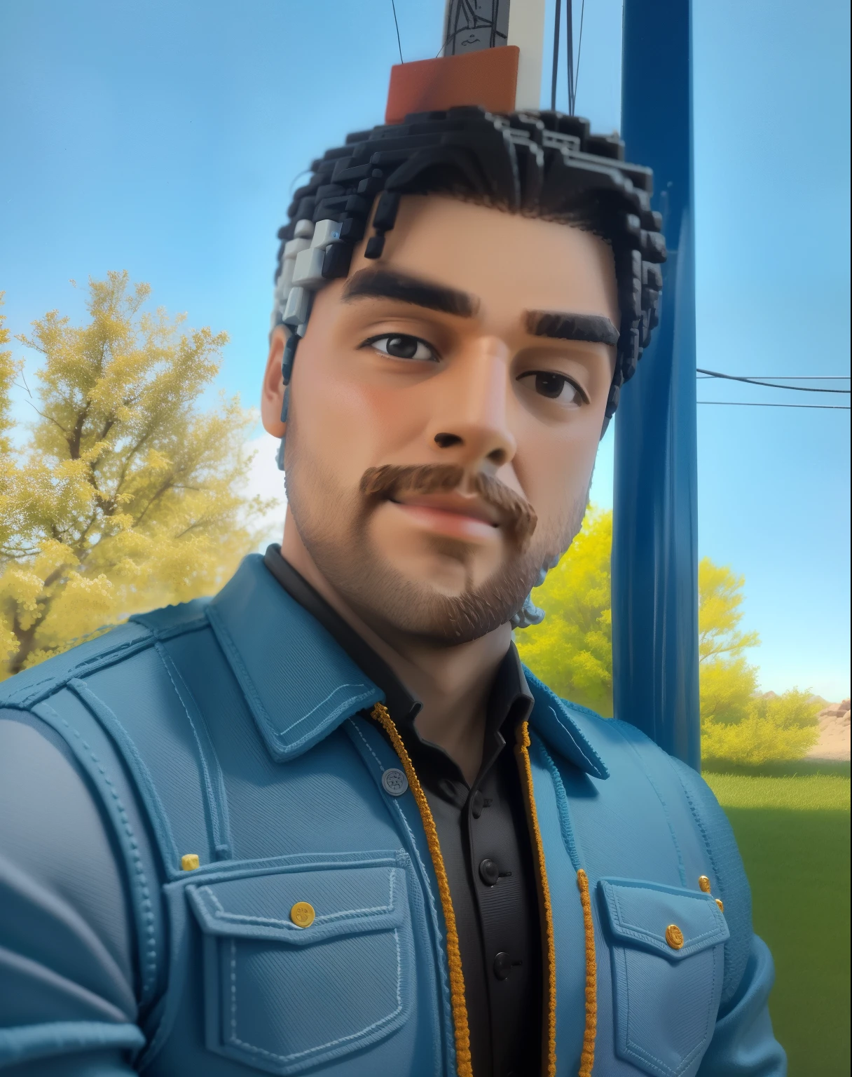 Enhances the appearance of hair on Lego figures, paying careful attention to texture, colors and signature style, for a detailed and realistic representation.