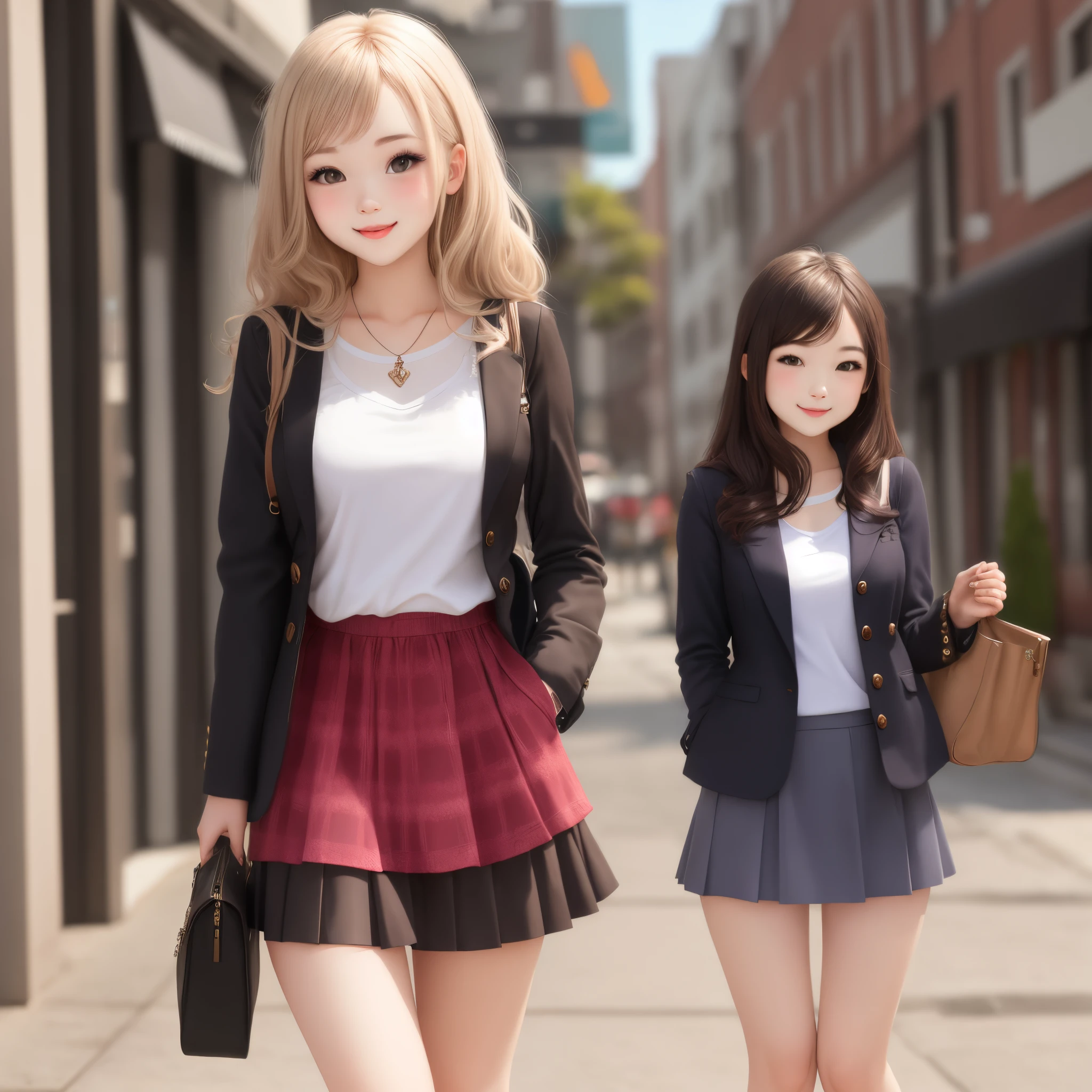 cute girl in miniskirt