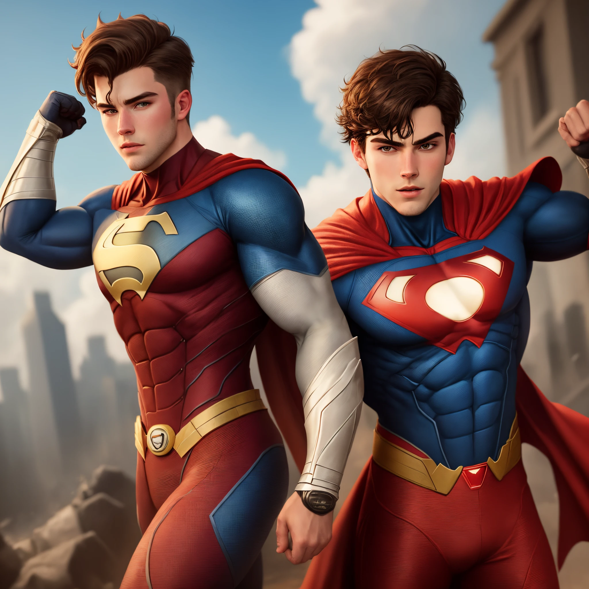Lewis Hines as a superhero