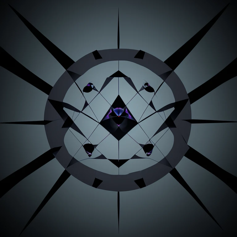 demonic, abstract, art, geometry
