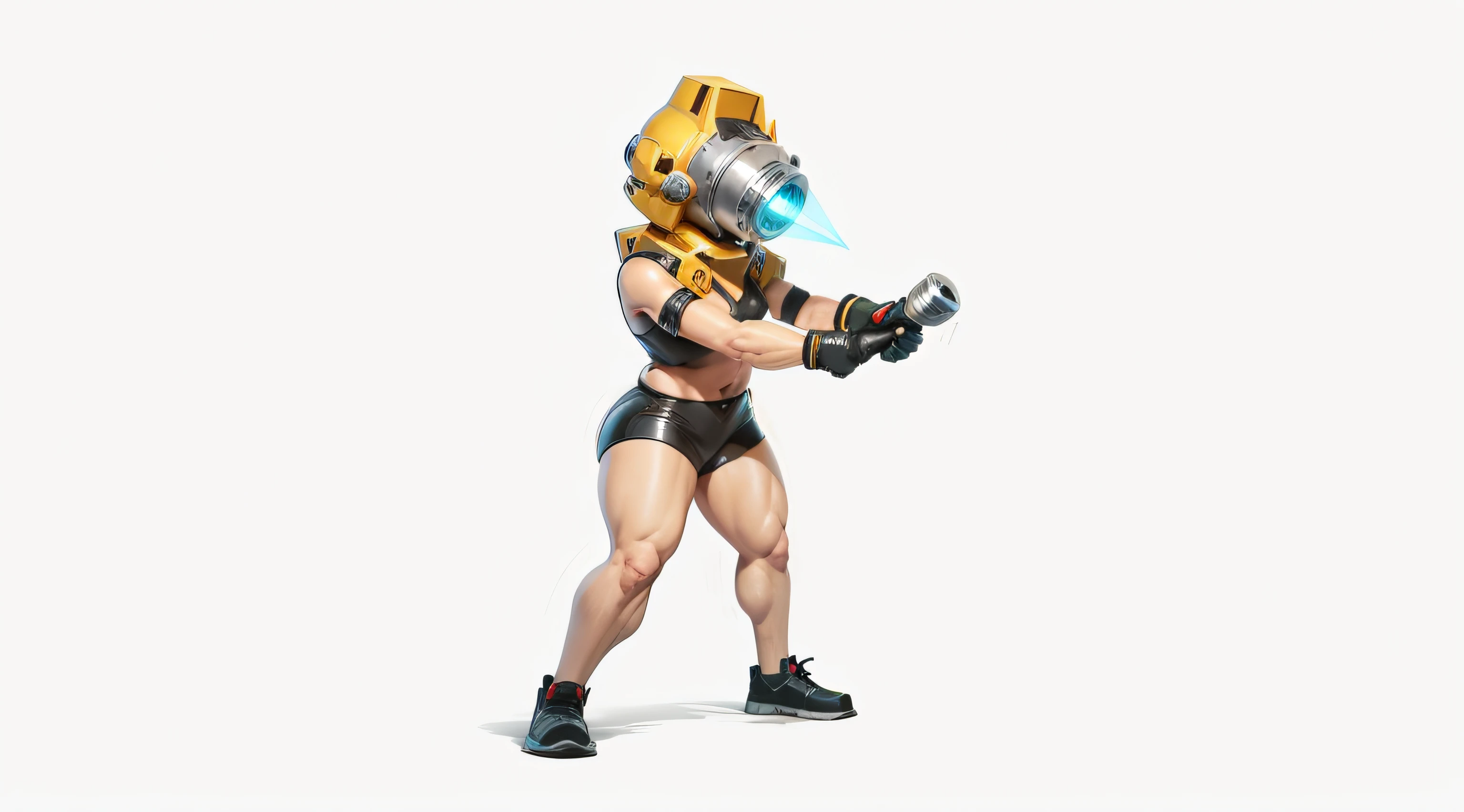(Redo this image)+(identical to this, but with more variations in cartoon style ( drill head)