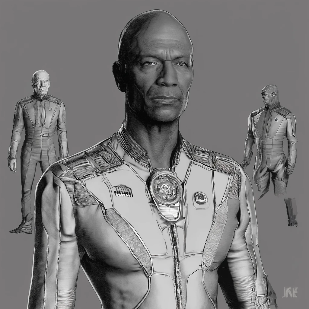 Here is an attempt at crafting a single character to embody the essence of Jean Luc Picard's motley crew:
Name: Jai Sisko
Age: 34
Gender: Male
Species: Human (One quarter Betazoid)
Backstory:
Jai grew up with a deep fascination for alien cultures after spending an eccentric childhood with his mother, a Terran historian and linguistic anthropologist, traveling to distant worlds on her field studies. Unfortunately, Jai's mother tragically passed away from an unexpected illness when he was only a ager. He ultimately found himself taking odd-jobs across different Federation ships over the years.
As an adult, Jai joined Starfleet Academy for a brief stint - long enough to get disciplined training but leave before being locked into a traditional career track. He is an individualist at heart still trying to find his purpose and place. His one quarter Betazoid lineage gives him limited empathic senses that create an urge to nurture and understand those in need.
Recently, Jai has taken up a ragtag crew doing freelance investigative work - partly as a way to scratch his itch for discovery and adventure but also hopefully leverage his compassion and linguistic skills in a more meaningful way. Upon crossing paths with Picard's crew and assisting them with a troubling mission, he becomes a trusted ally.
Personality Profile:
Charming, confident, wisecracking
High intelligence mixed with spiritual openness
Adaptable problem-solver and fast learner
Occasionally short-fused temper when principles violated
Empathic towards the oppressed
Seeks always to know "the other" whether friend or foe
In short, Jai Sisko combines a thirst for truth and understanding with grit, wit, and principle - echoing the eclectic essence of the characters surrounding Picard in this era of his life. There is both light and shadow within this man - and a sense of becoming as he finds meaning through bonding with unlikely "found families" across the stars.