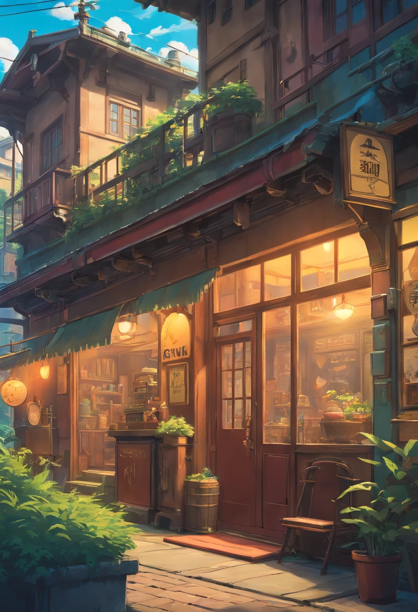 casa dieselpunk , vibrant, photorealistic, realistic, dramatic, dark, sharp focus, 8k