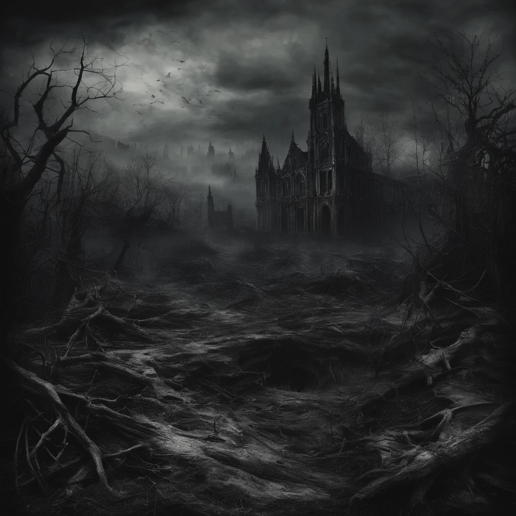Create a beautiful landscape and then destroy it with every plague and apocalypse from the Bible