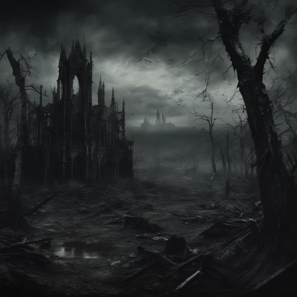 Create a beautiful landscape and then destroy it with every plague and apocalypse from the Bible