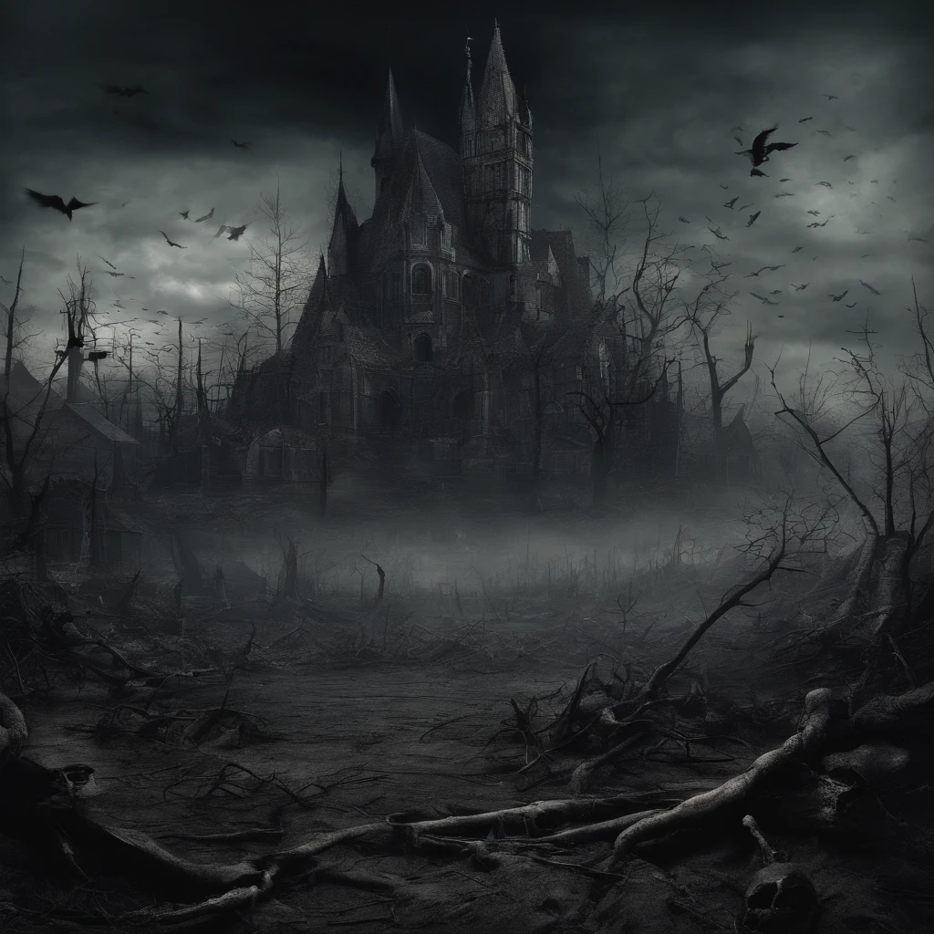 Create a beautiful landscape and then destroy it with every plague and apocalypse from the Bible