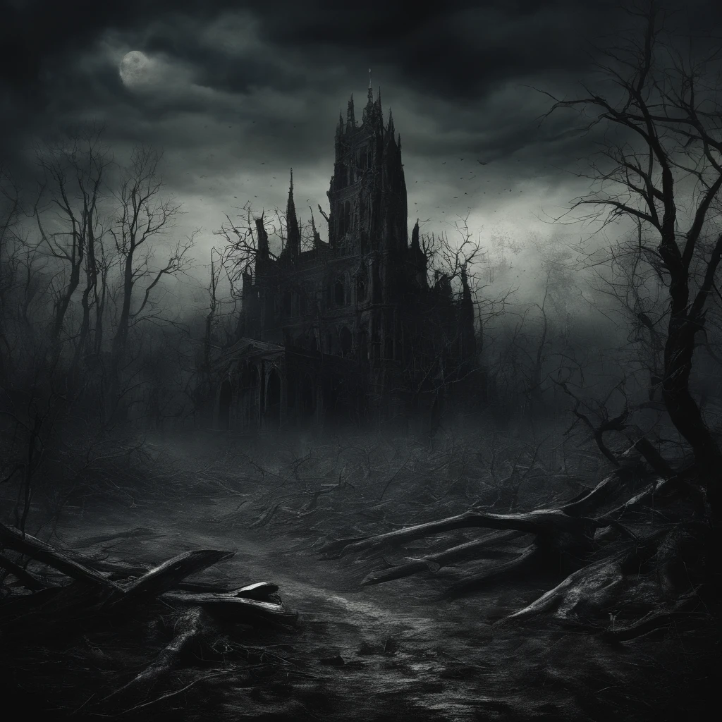 Create a beautiful landscape and then destroy it with every plague and apocalypse from the Bible