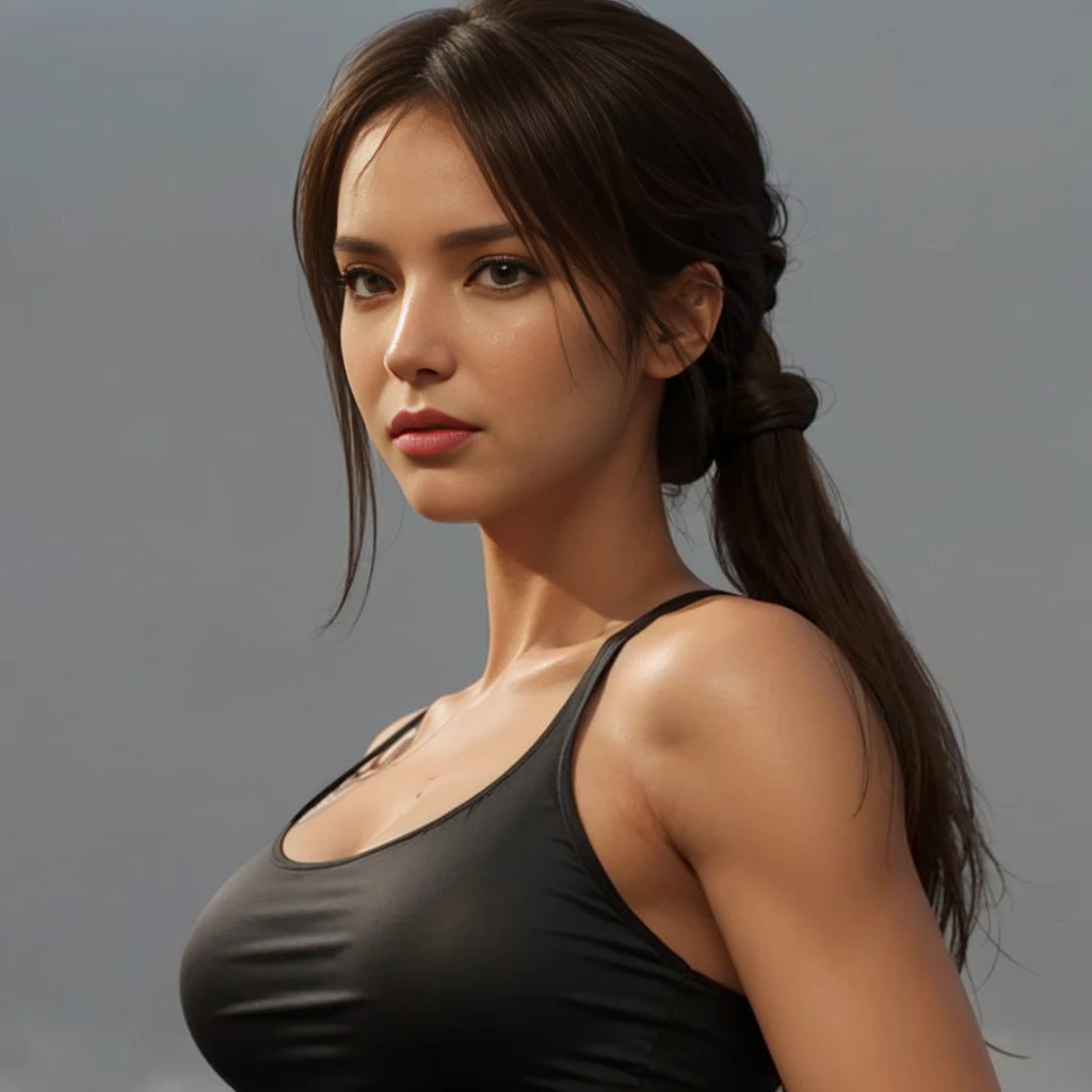 (best quality,4k,alto,master part:1.2),ultra-detalhado,(Realistic,fotorrealista,photo-realistic:1.37),Lara Croft,olhos bonitos detalhados,detailed lips and face,Physically-based rendering,postura forte e confiante,Traje Tomb Raider,parkour action,atmosfera aventureira,Ancient ruins in the background,treasure hunt adventure,3D rendered illustration,vivid colors,movimentos furtivos,expressive facial expressions,Exotic location,retrato profissional,action-packed,dynamic compositing,foco nítido,mysterious lighting,ambiente altamente detalhado,Efeito bokeh,intensidade emocional,immersive experience.