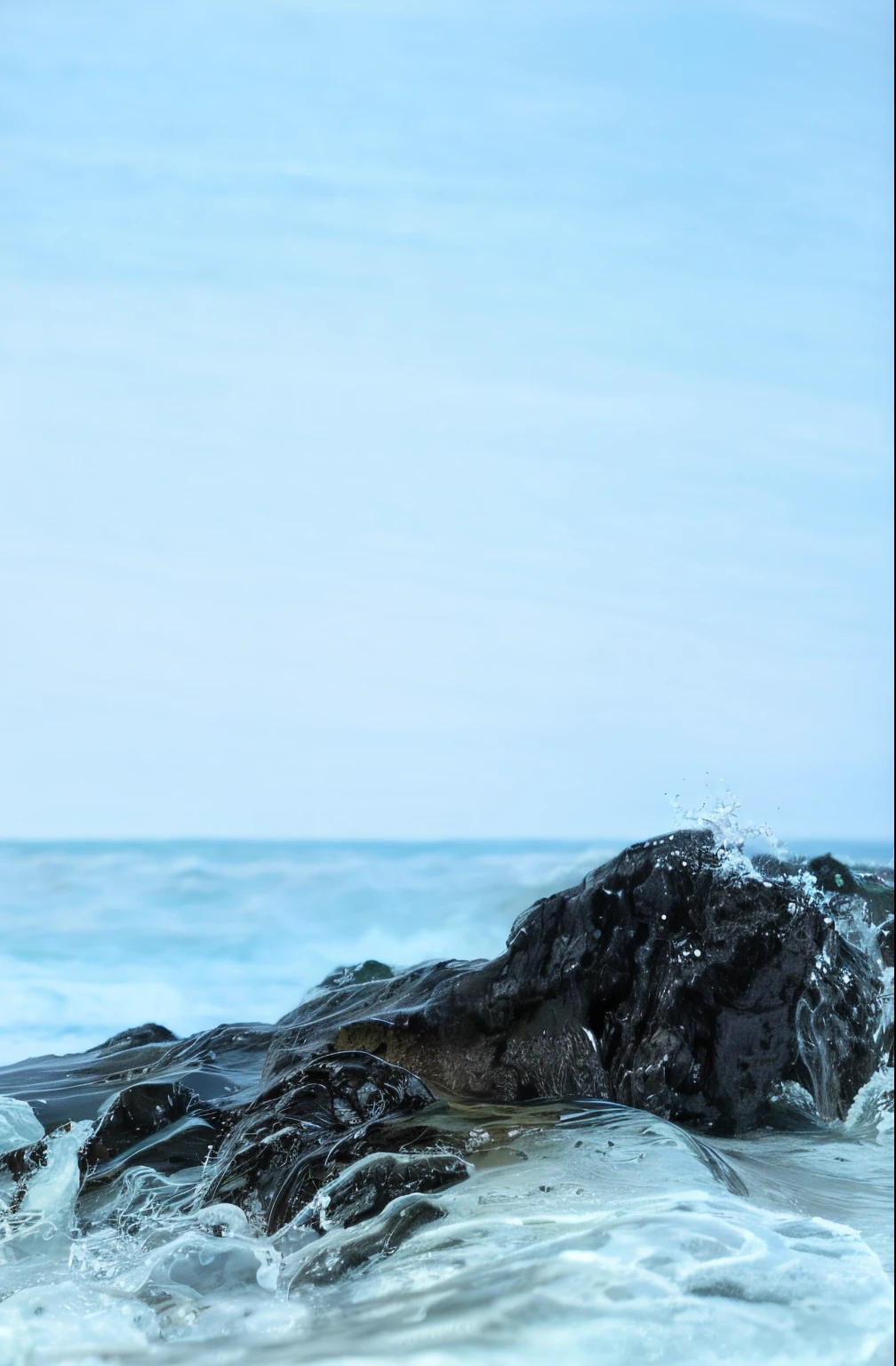 There is a big stone in the water,flatter reef,Waves coming up, water in background, Photos of the ocean, waves and splashes, Ocean and rocky landscape, Wild sea background, azure waves of water, the ocean in the background, The waves lapping against the rocks, the ocean in the background, rough sea in background, the ocean, Water particle waves, Calm emotions