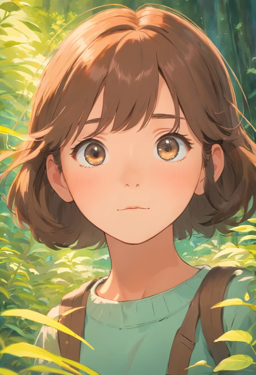 Childhood friend,exquisite facial features,This girl’s delicate face'Run ahead