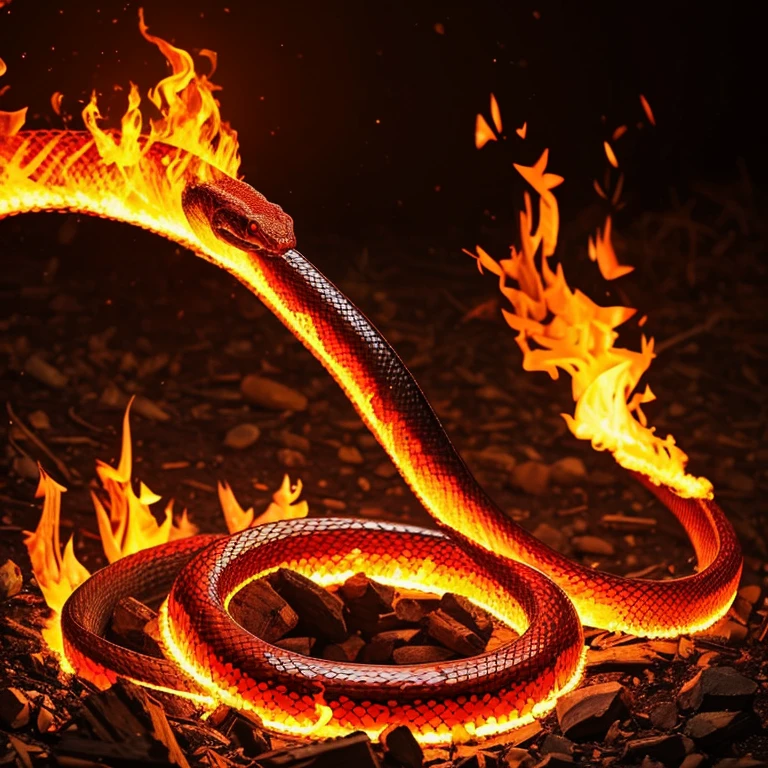 Fire snake