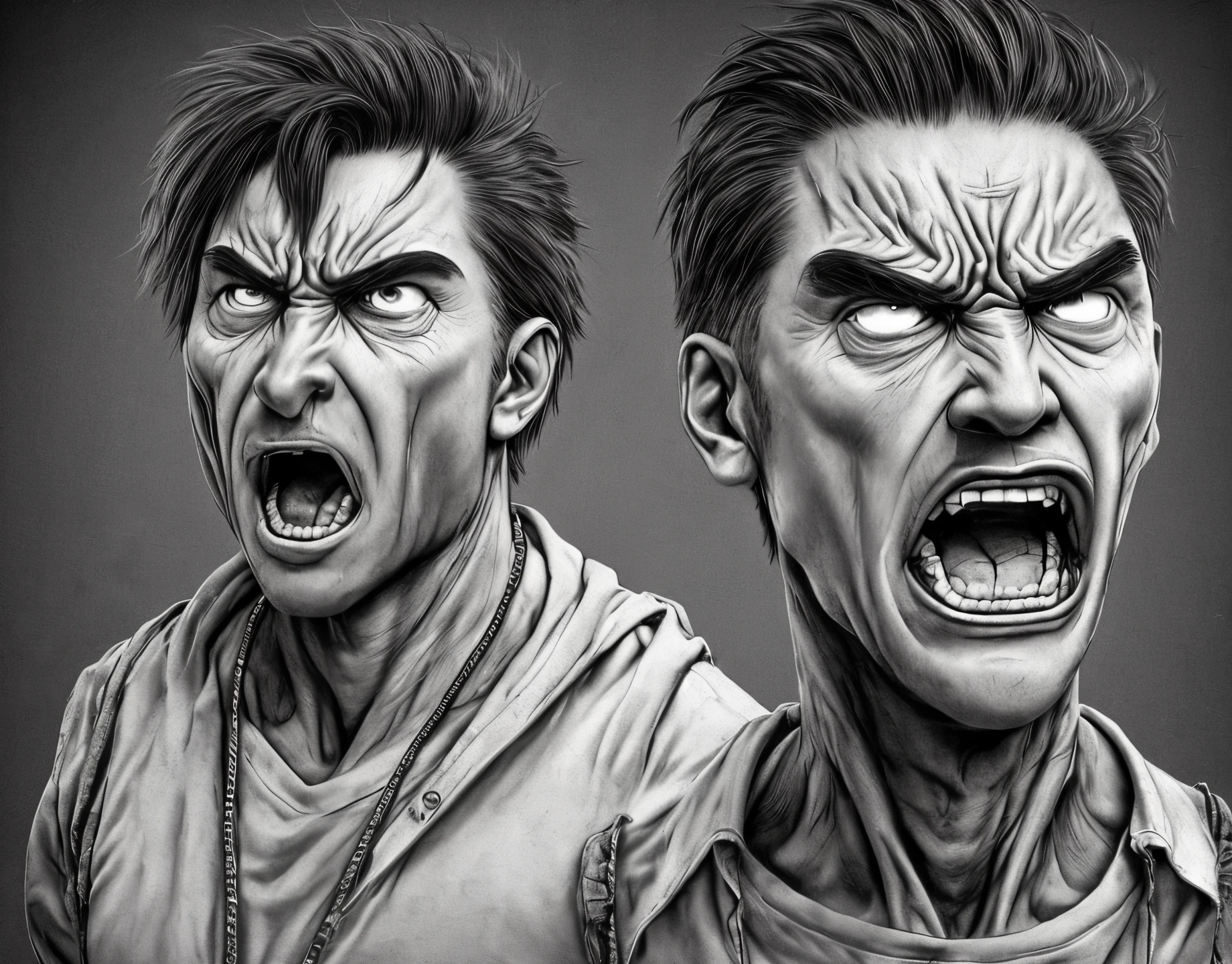 Angry human