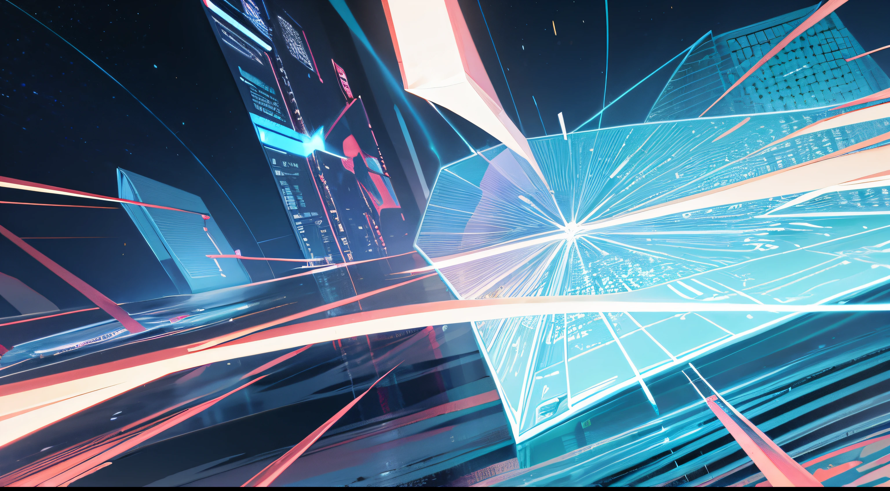 Engaging 3D visualization featuring stunning graphs、glinting