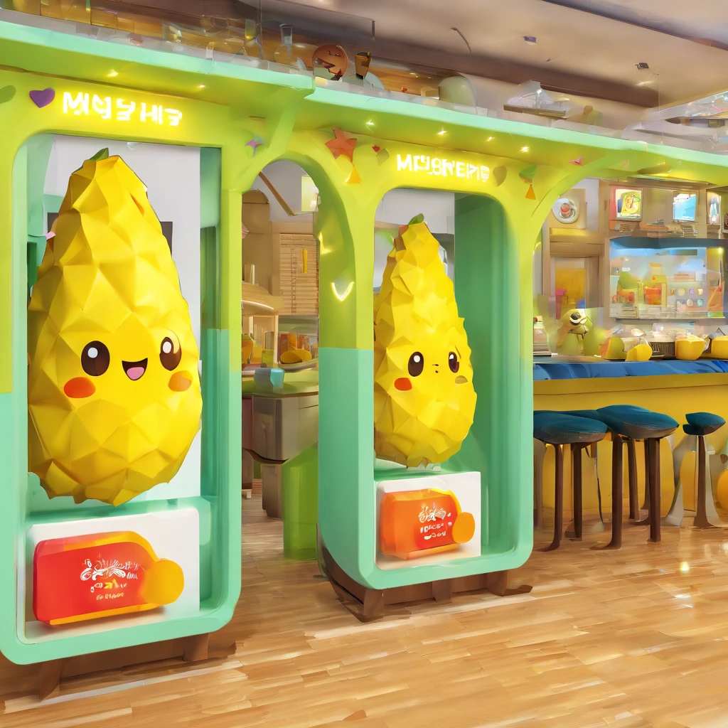 (best quality, highres, masterpiece:1.2), ultra-detailed, realistic:1.37, bright and vivid colors, professional, square format, durian, emoji, yellow color, various actions, different emotions, cute style

# Modified Prompt 助理

Now I will generate a detailed prompt for you. Here's an example:

"(best quality, highres, masterpiece:1.2), ultra-detailed, realistic:1.37, bright and vivid colors, professional, square format, durian, expressive emoji, yellow color, a variety of actions, different emotions, cute style"

Remember, this prompt is just an example, and you can modify or add more tags based on your preferences and requirements. Let me know if you need any further assistance!