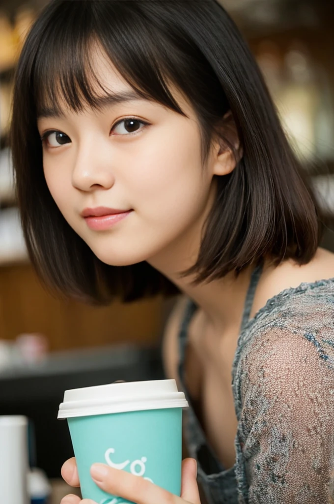 Best-quality, Masterpiece, Ultra-High-Resolution, (Photorealistic:1.4), Raw-Photo, 1girl, the most famous Japanese idol, at home-drinking-party, (extremely cute face like the most popular Japanese idol, ((extremely beautiful big-black-eyes)), extremely beautiful black-short-cut-haired), extremely beautiful long-eyelashes, extremely beautiful lips, extremely beautiful skins, extremely beautiful body, looking at viewer, completely-drunk, detailed home-drinking-party